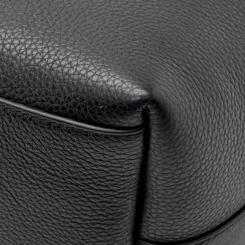 Salvatore Ferragamo Calfskin Gancini Tote (SHF-21196)