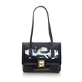 Salvatore Ferragamo Gancini Patent Leather Handbag (SHG-31776)