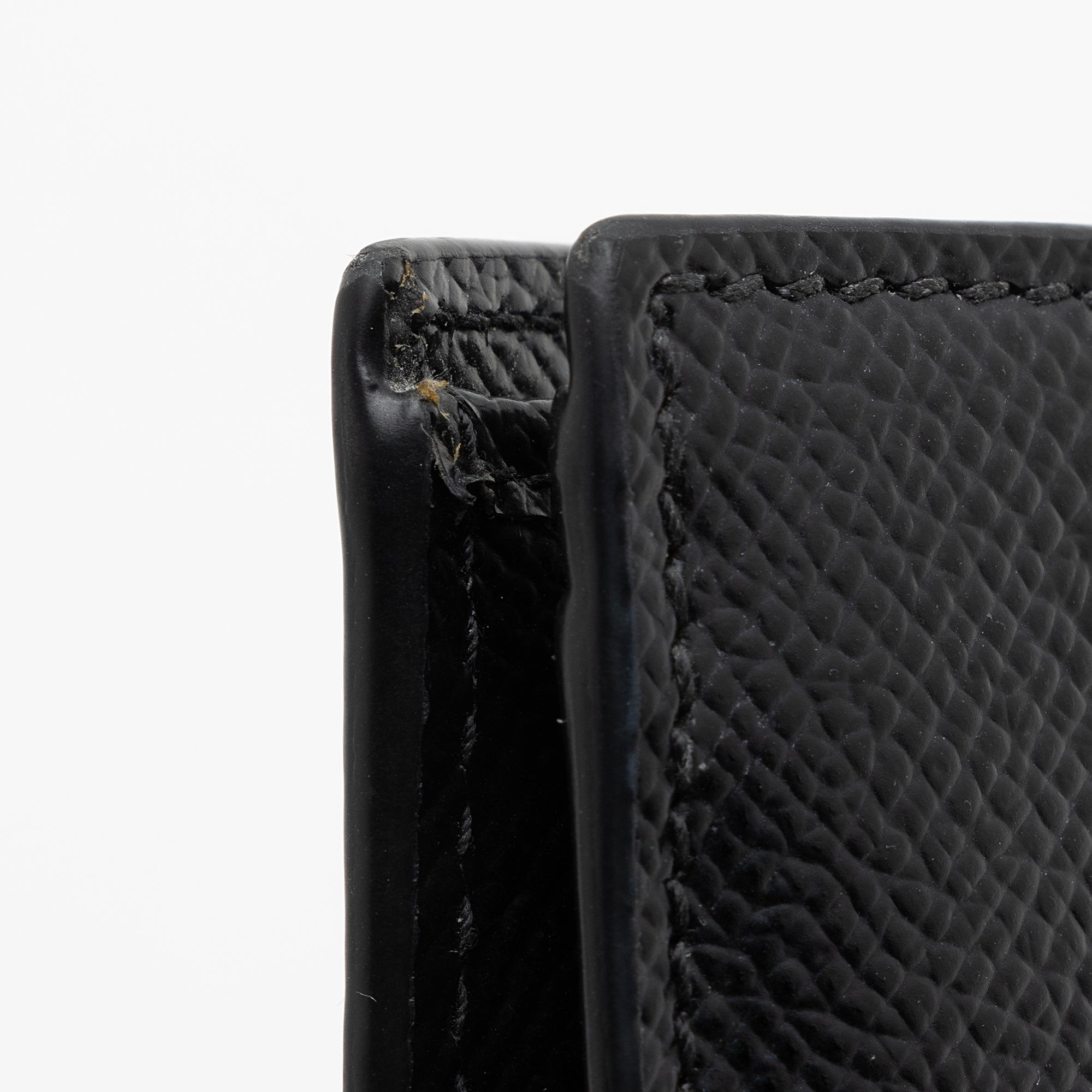Salvatore Ferragamo Grained Calfskin Gancini French Wallet (SHF-22693)