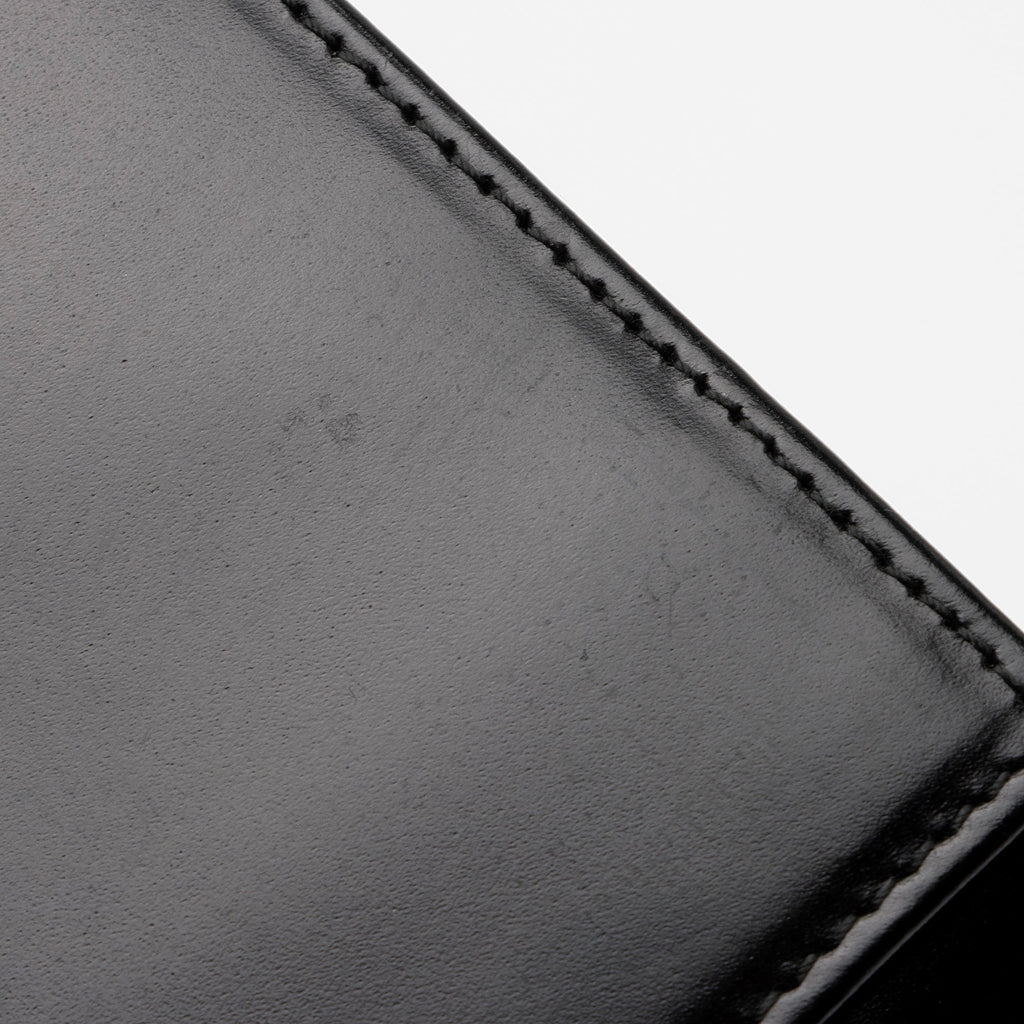 Salvatore Ferragamo Shiny Calfskin Gancini Long Wallet - FINAL SALE (SHF-zI2Lod)