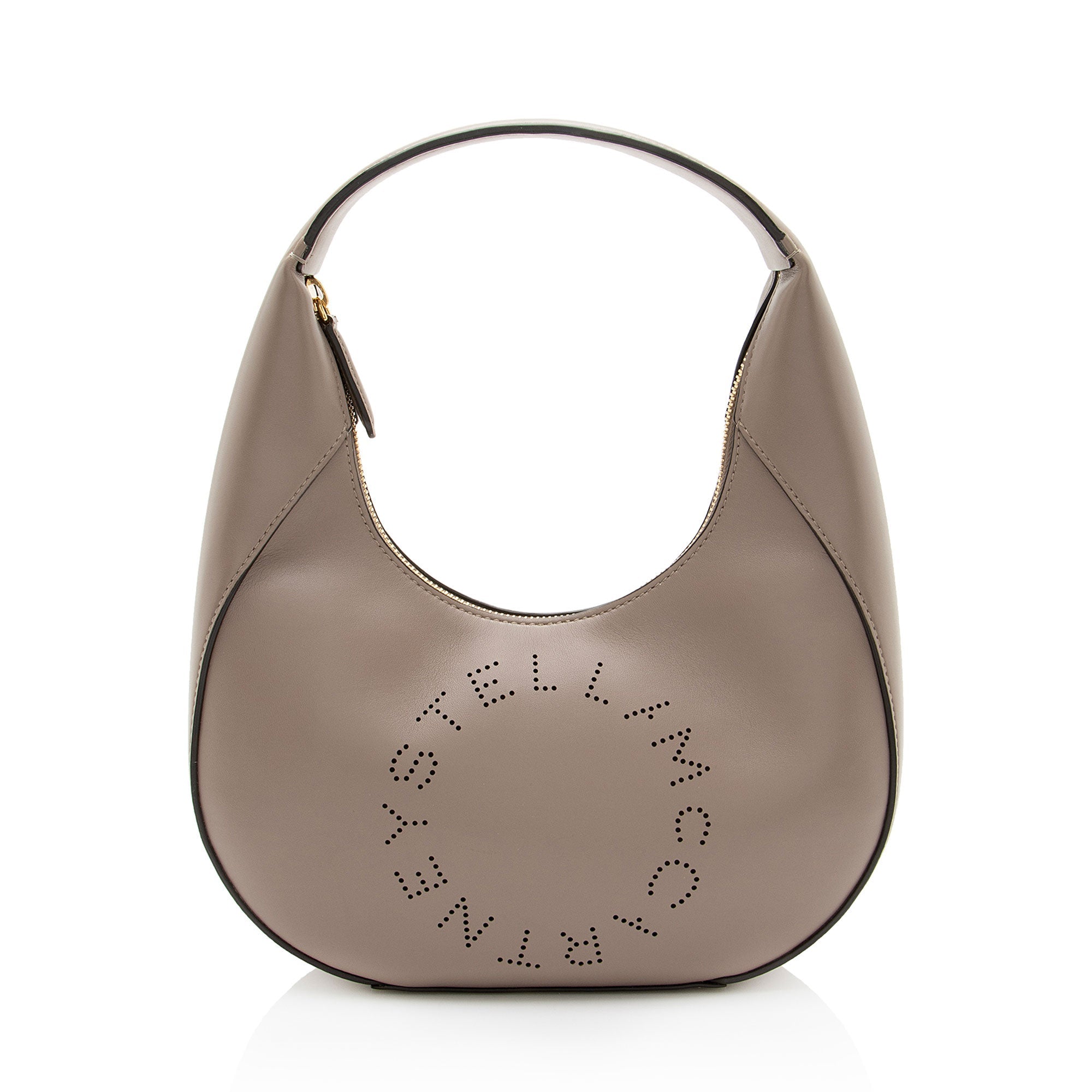Stella McCartney Eco Alter Nappa Perforated Logo Small Hobo