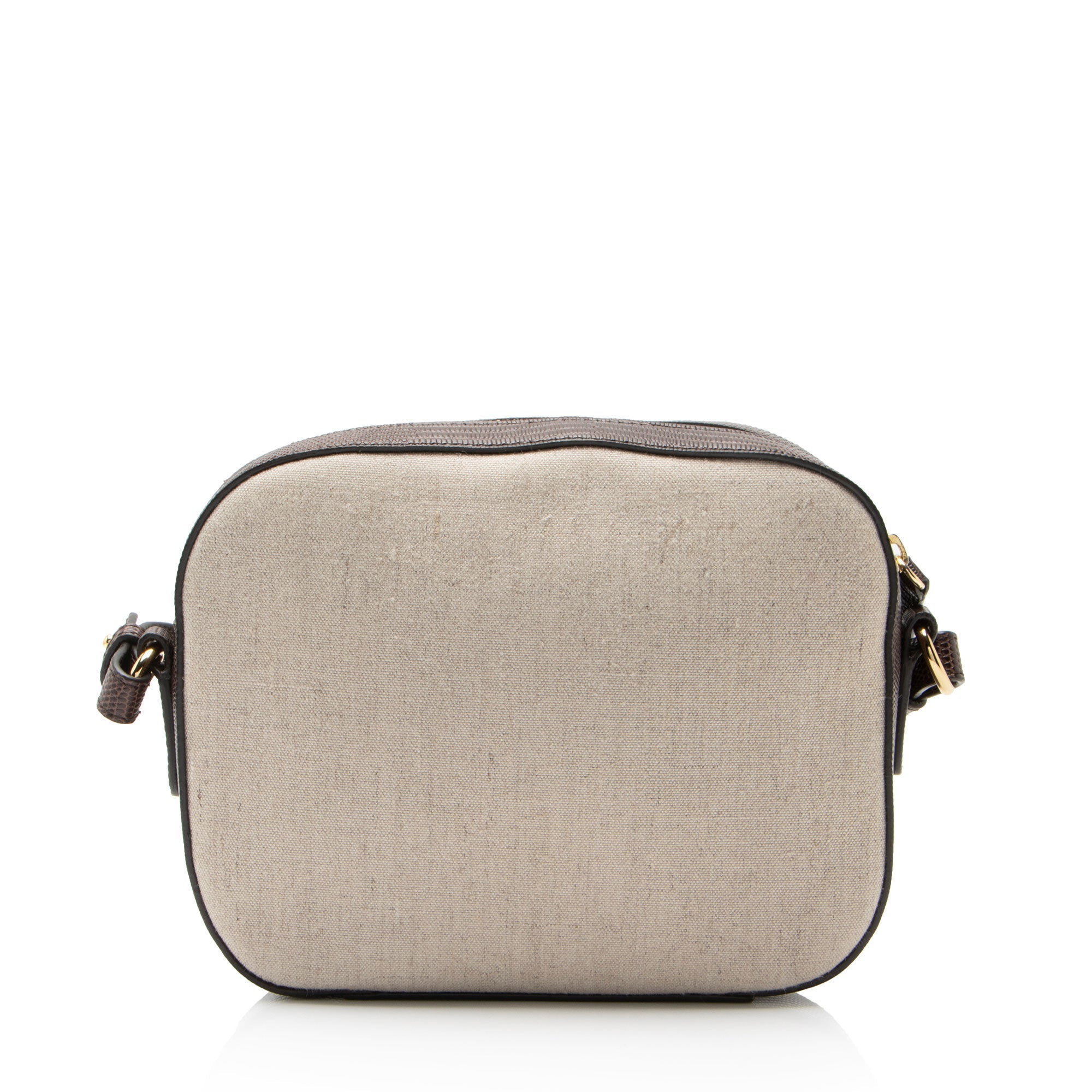 Stella McCartney Eco Canvas Perforated Logo Mini Camera Bag