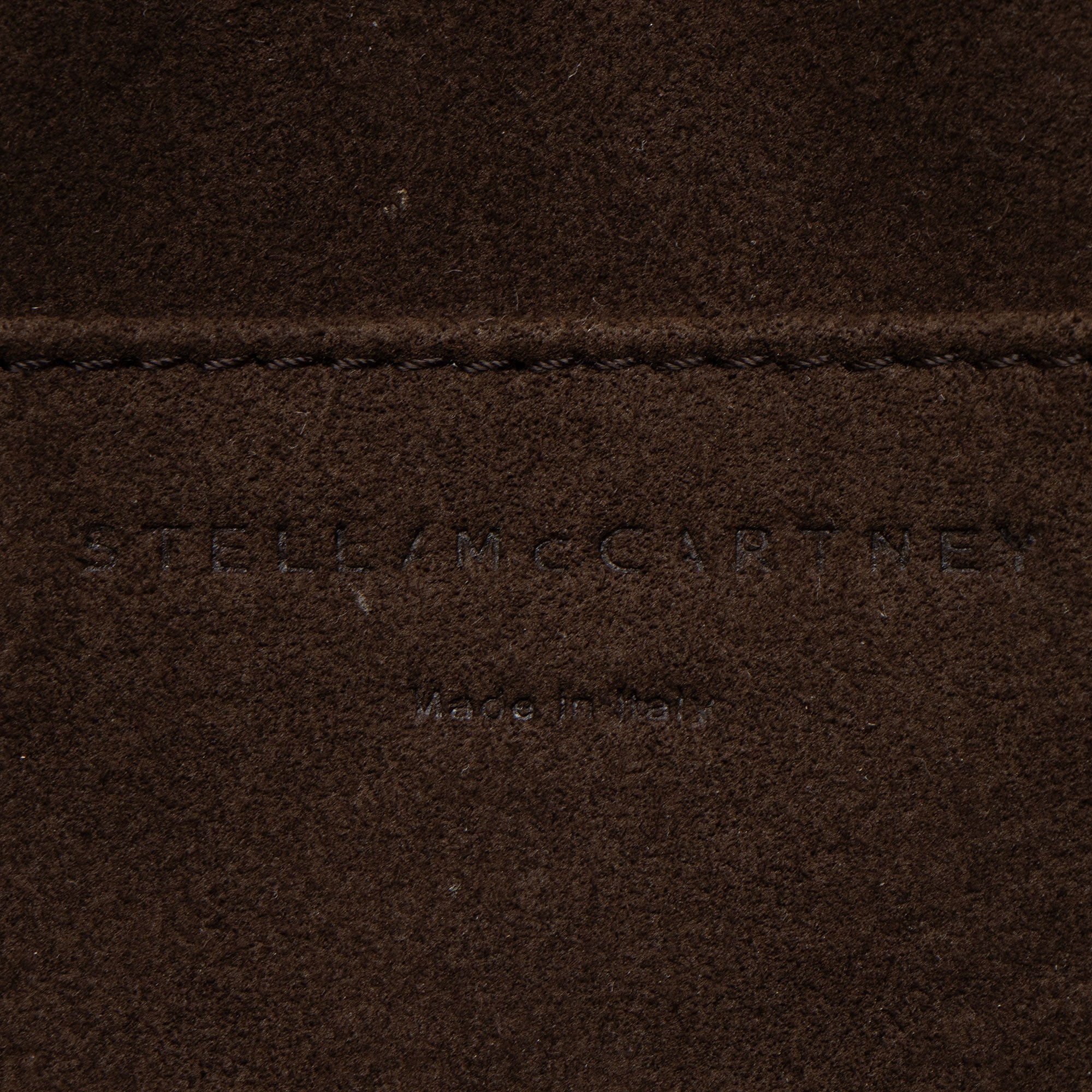 Stella McCartney Eco Canvas Perforated Logo Mini Camera Bag