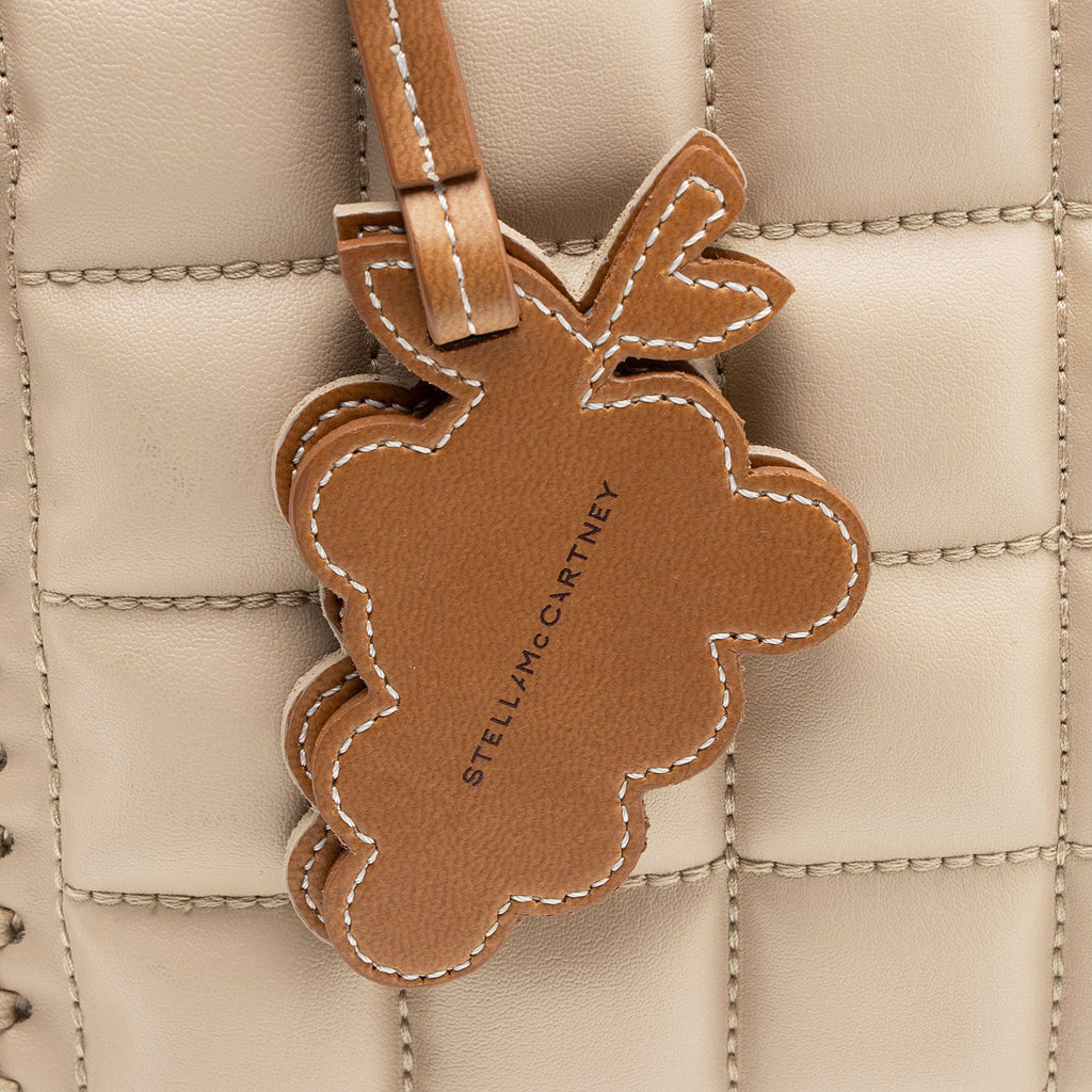 Stella McCartney Quilted Faux Leather Falabella Mini Tote
