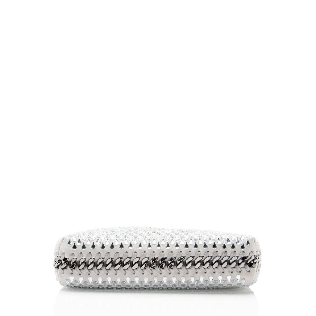 Stella McCartney Satin Crystal Falabella Mini Shoulder Bag