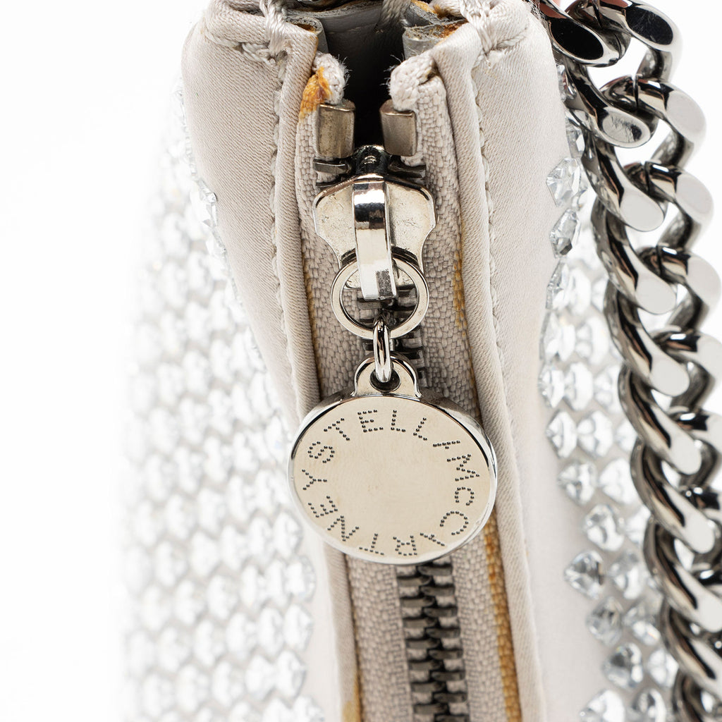 Stella McCartney Satin Crystal Falabella Mini Shoulder Bag