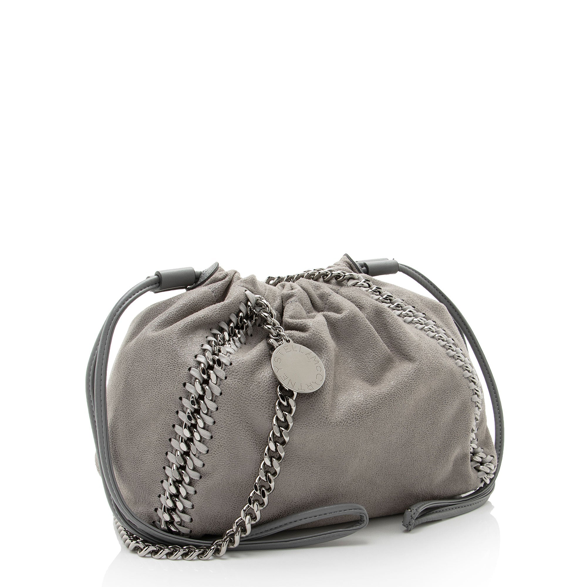 Stella McCartney Shaggy Deer Falabella Drawstring Small Tote