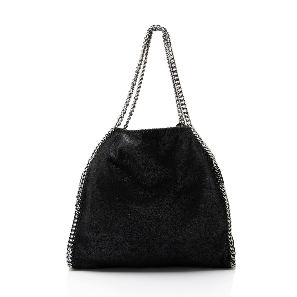 Stella McCartney Shaggy Deer Falabella Fold Over Tote