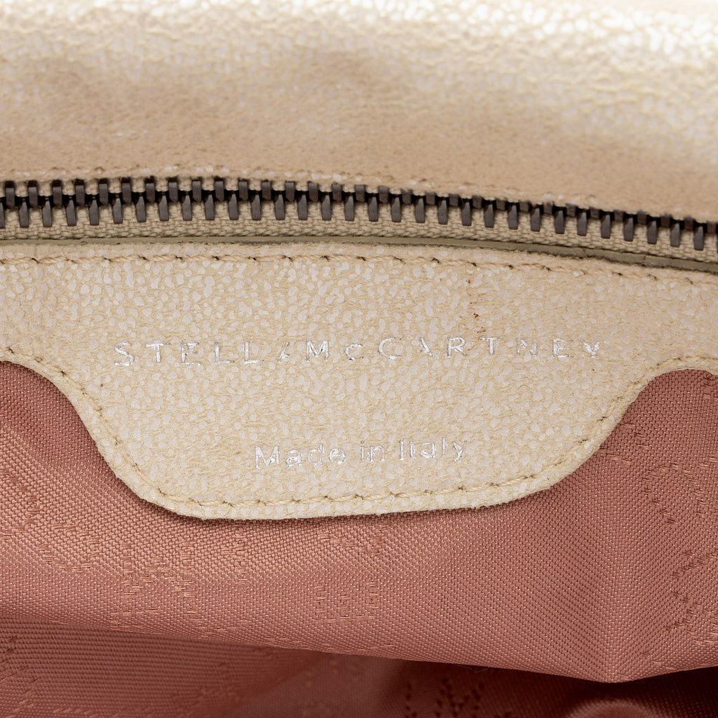 Stella McCartney Shaggy Deer Falabella Fold Over Tote