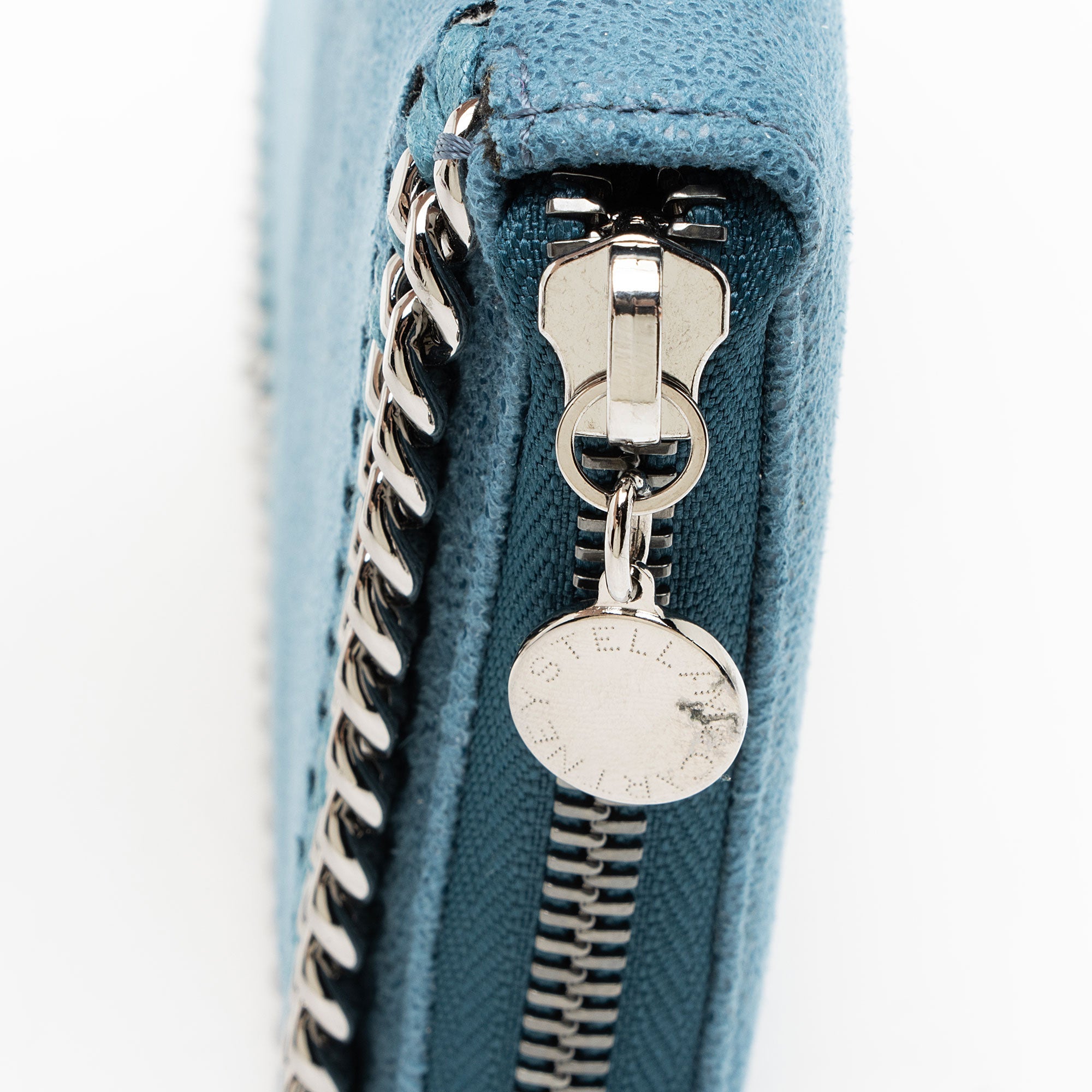 Stella McCartney Shaggy Deer Falabella Zip Around Wallet