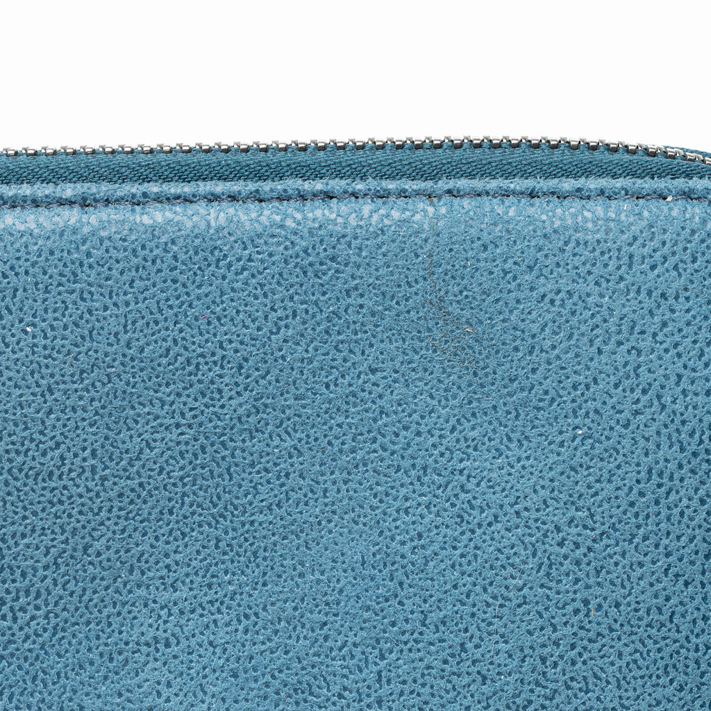 Stella McCartney Shaggy Deer Falabella Zip Around Wallet