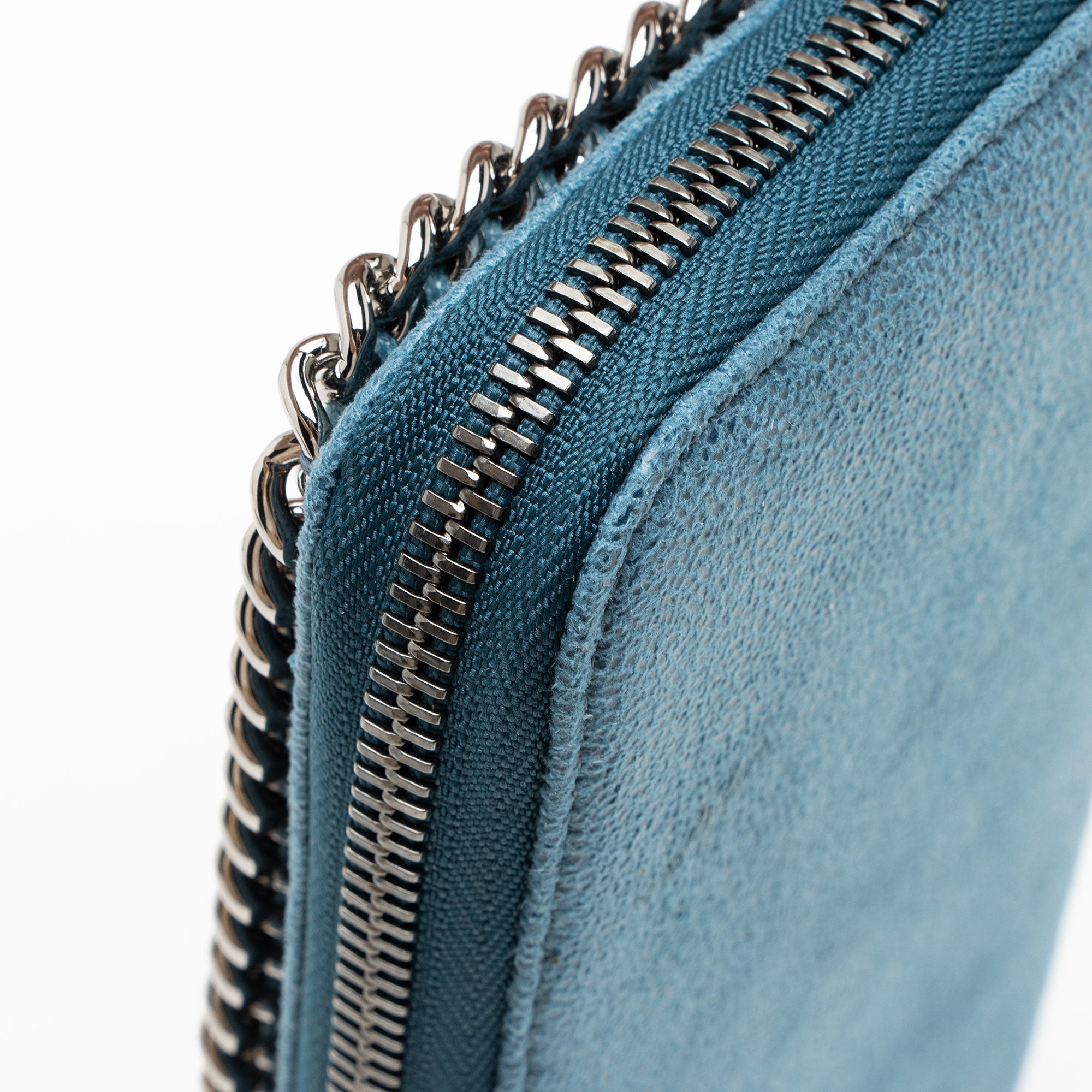 Stella McCartney Shaggy Deer Falabella Zip Around Wallet