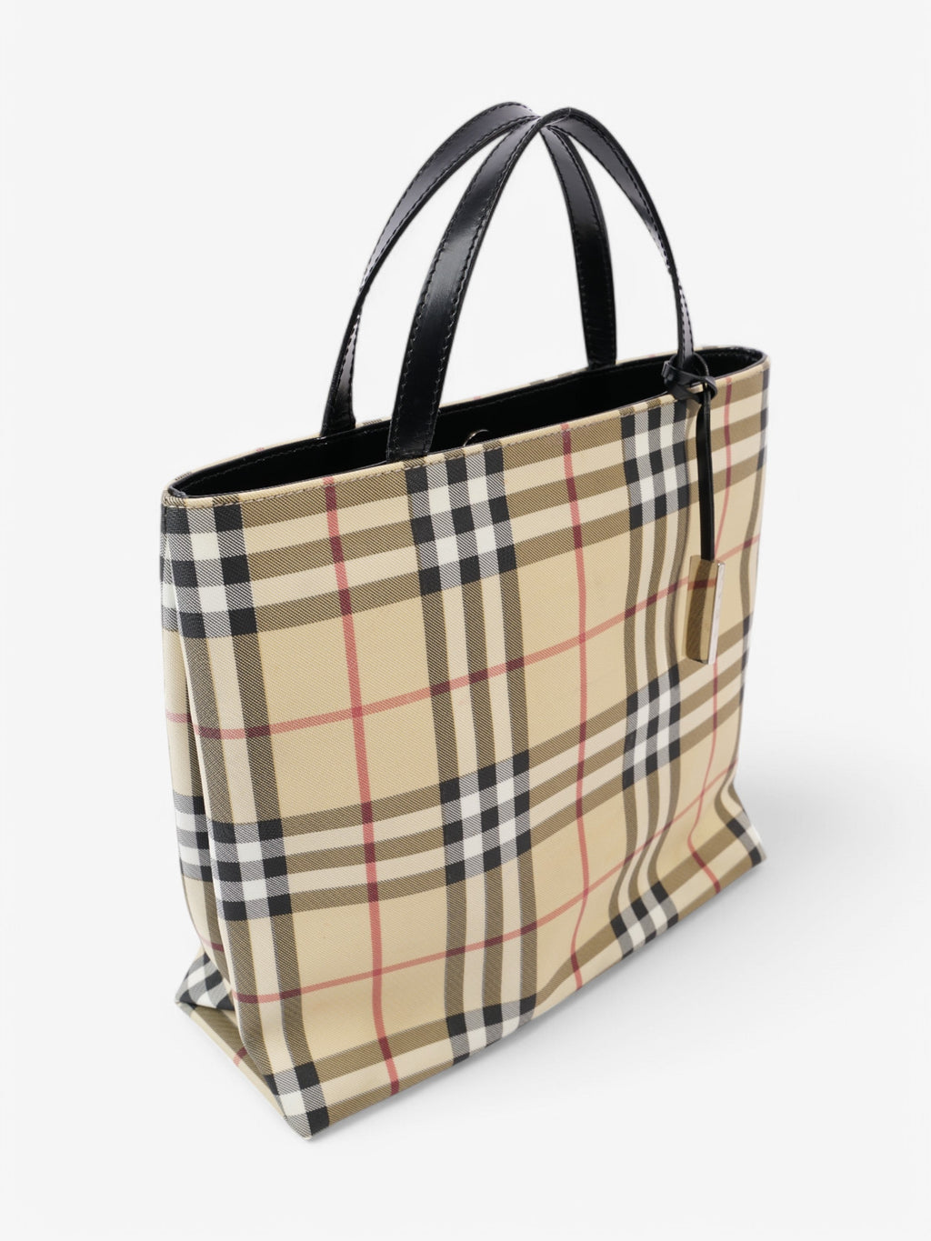 Burberry Check Tote Nova Check / Black Canvas
