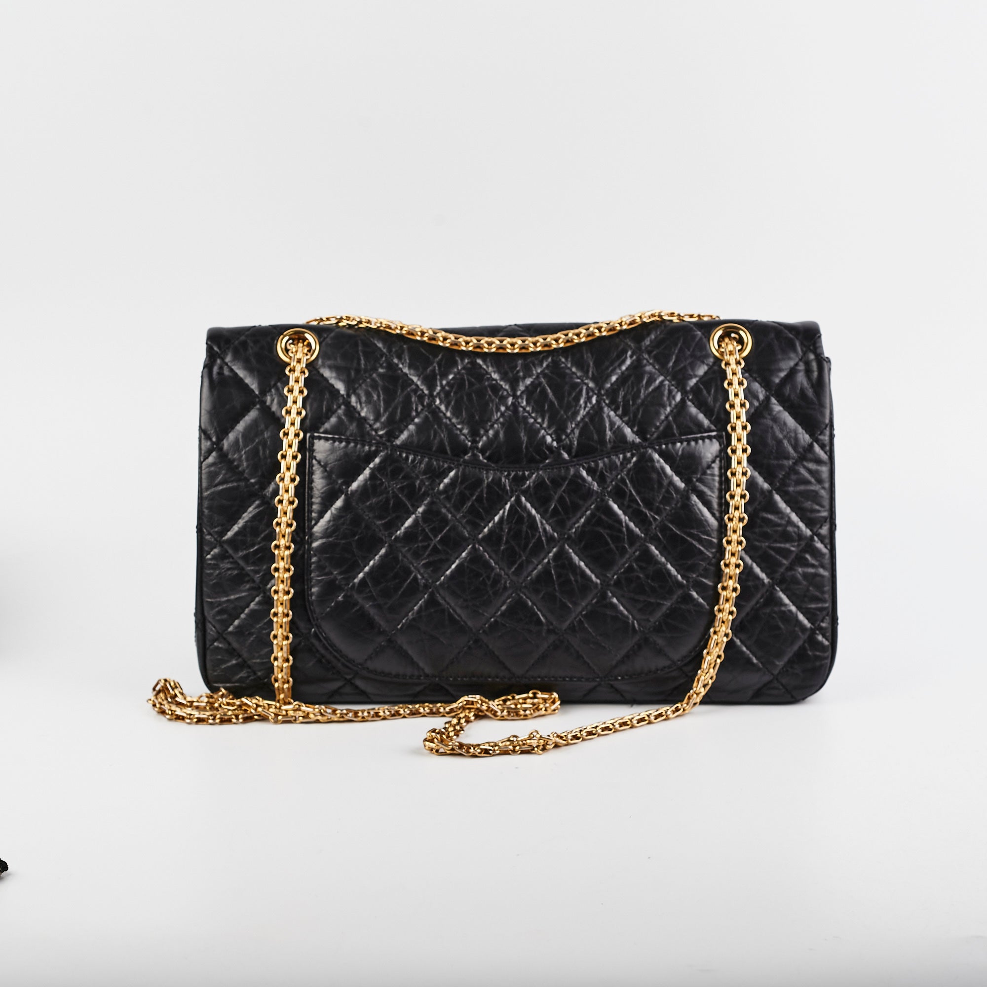 Chanel Reissue Maxi 227 Black Shoulder Bag