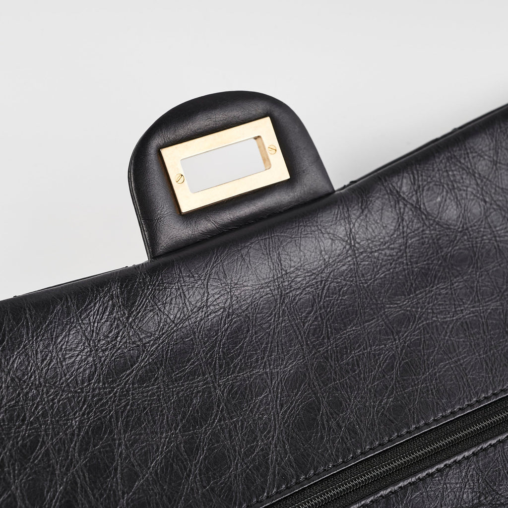 Chanel Reissue Maxi 227 Black Shoulder Bag