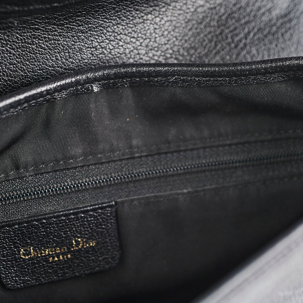 Christian Dior Vintage Shoulder Black Bag