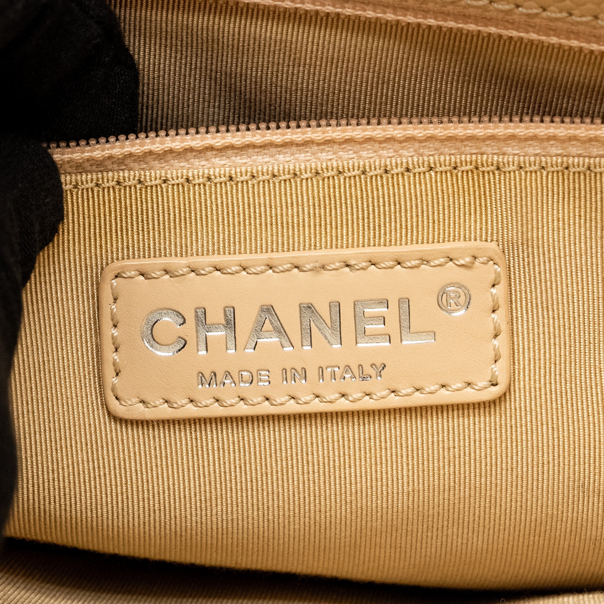 Chanel Grand Shopping Tote Bag Caviar Beige