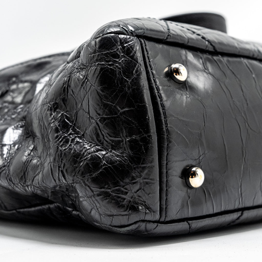 Chanel Portobello Tote Bag Calfskin/Tweed Black/Grey