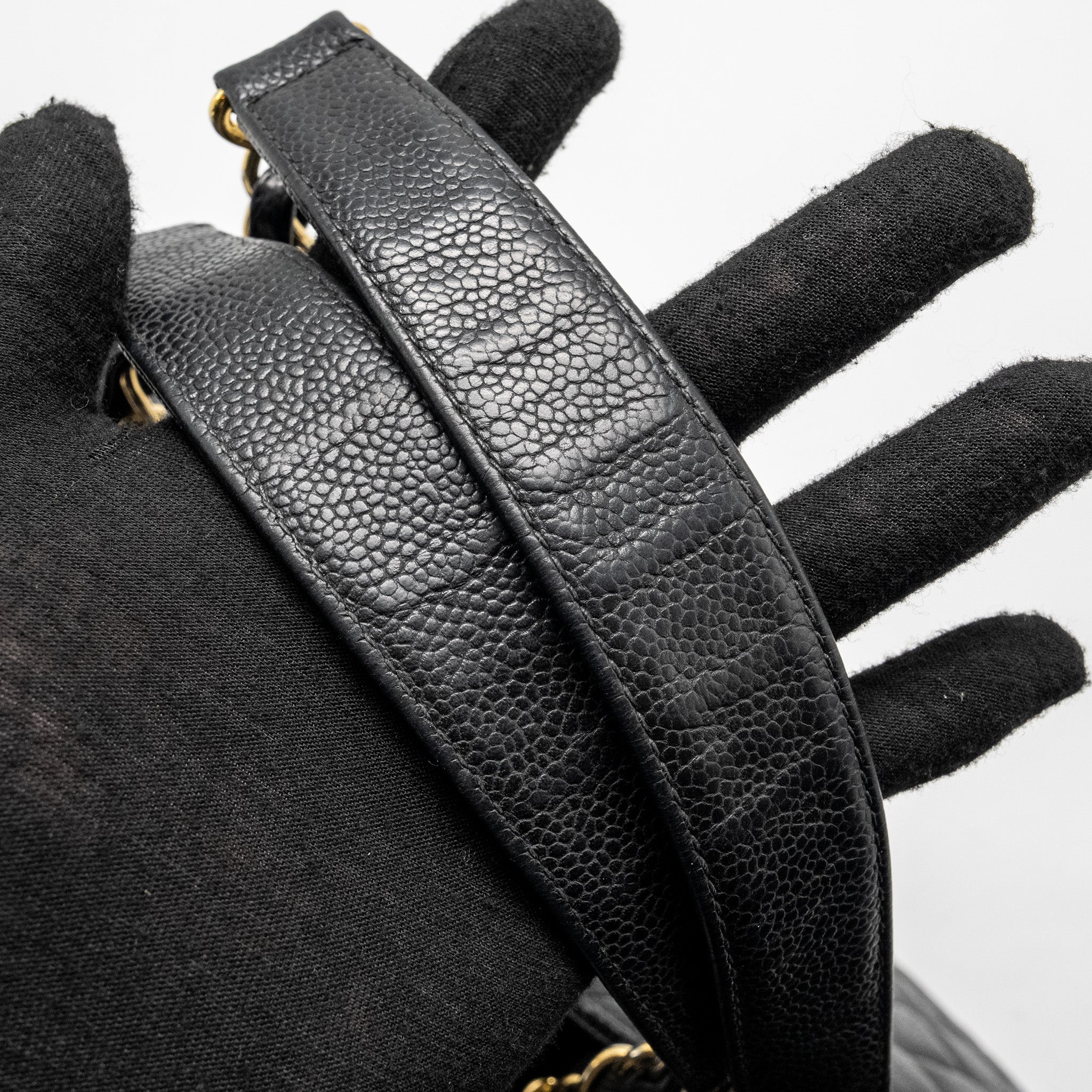 Chanel Grand Shopping Tote Bag XL Caviar Black
