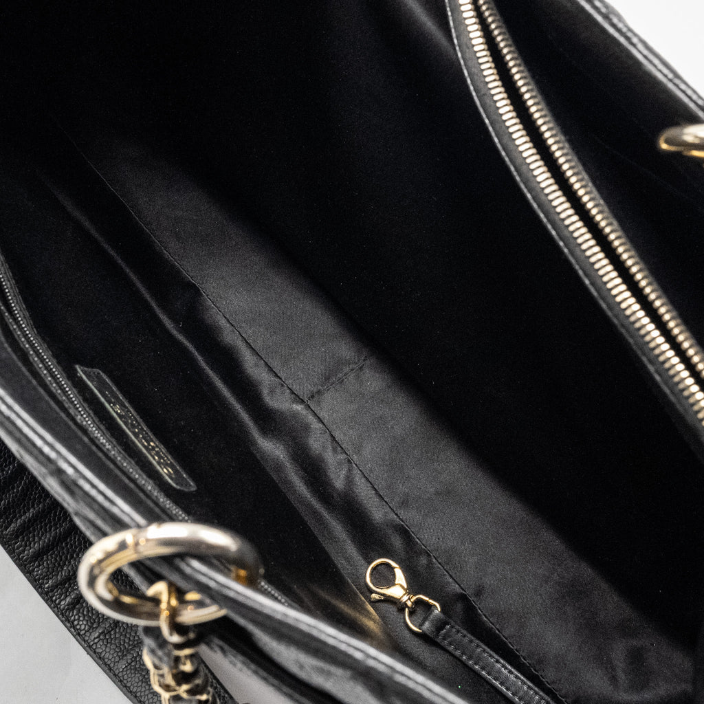 Chanel Grand Shopping Tote Bag XL Caviar Black