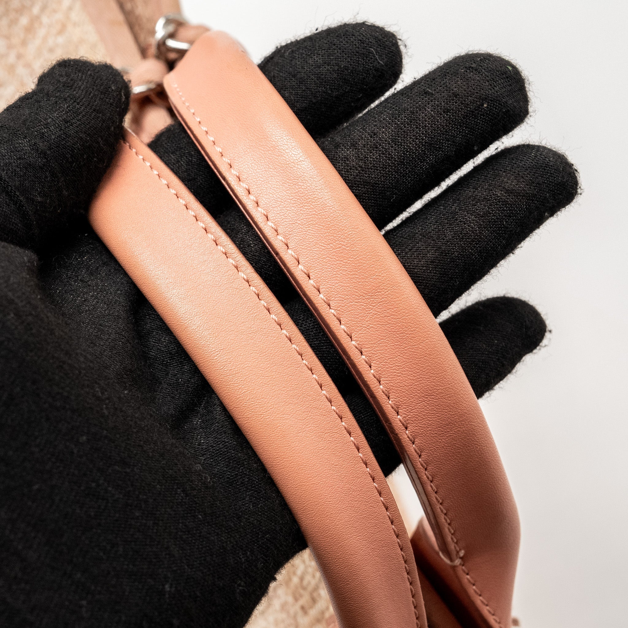 Chanel Deauville Tote Bag Canvas/ Calfskin Pink