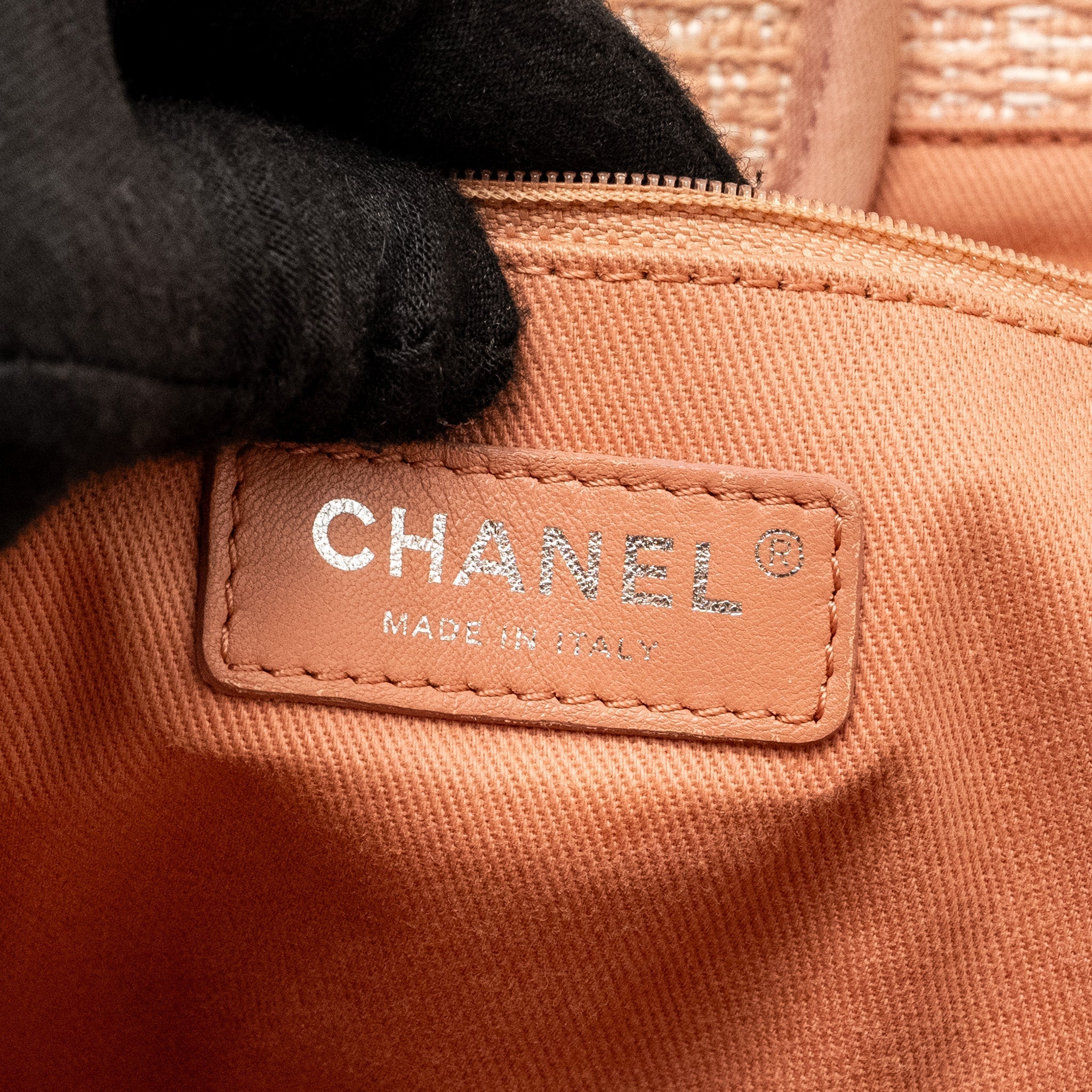 Chanel Deauville Tote Bag Canvas/ Calfskin Pink