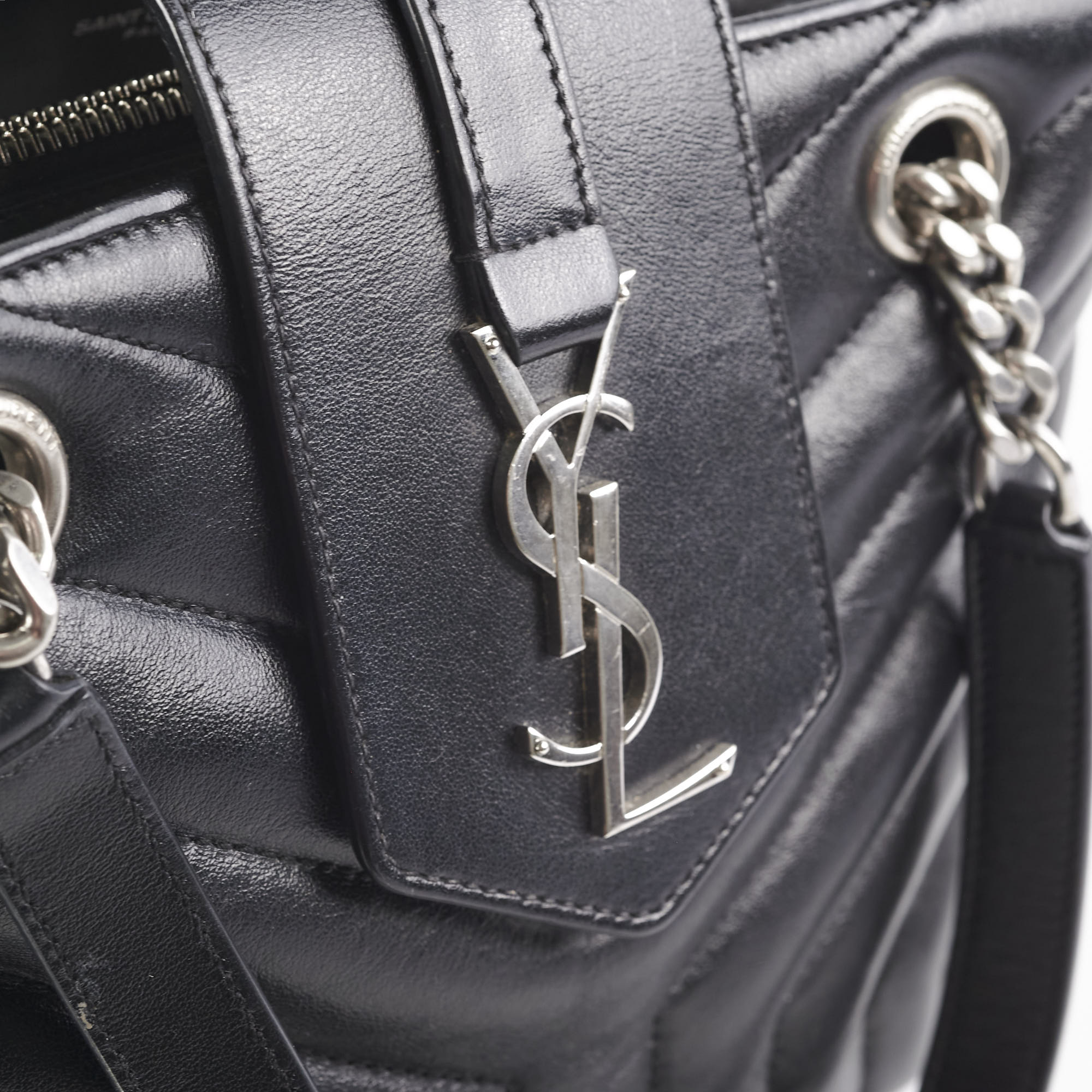 Saint Laurent Loulou Shopper Tote Black