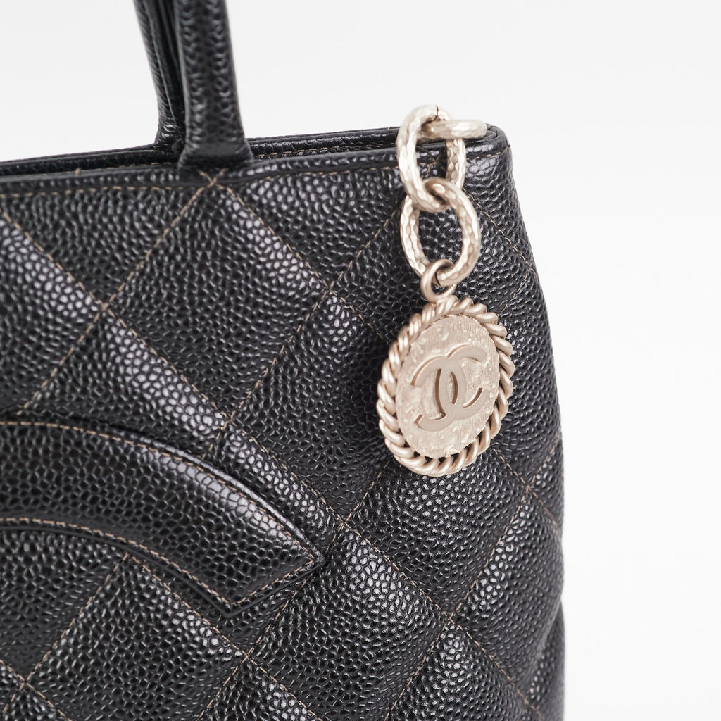 Chanel Medallion Tote Black