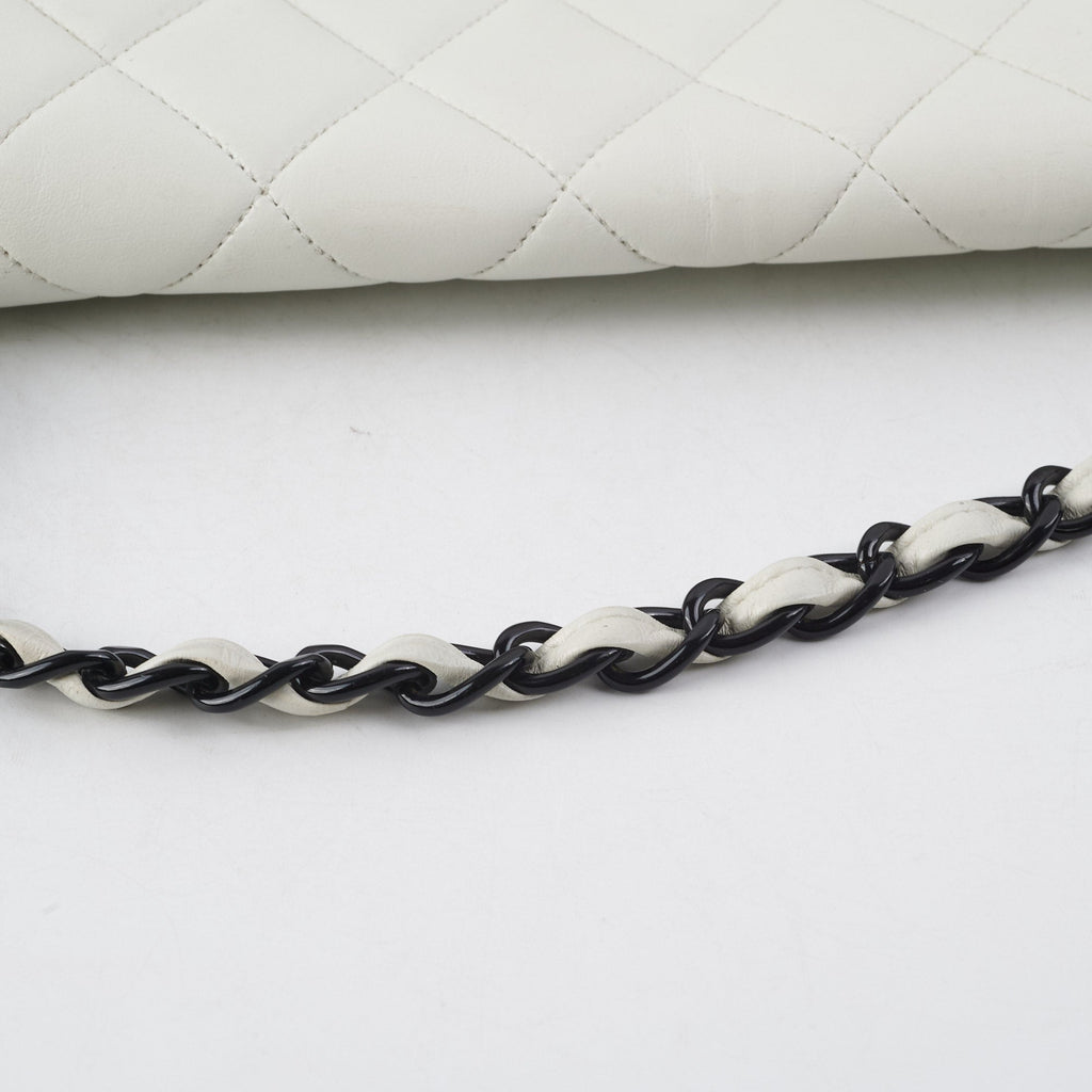 Chanel Matelasse Shoulder Bag White