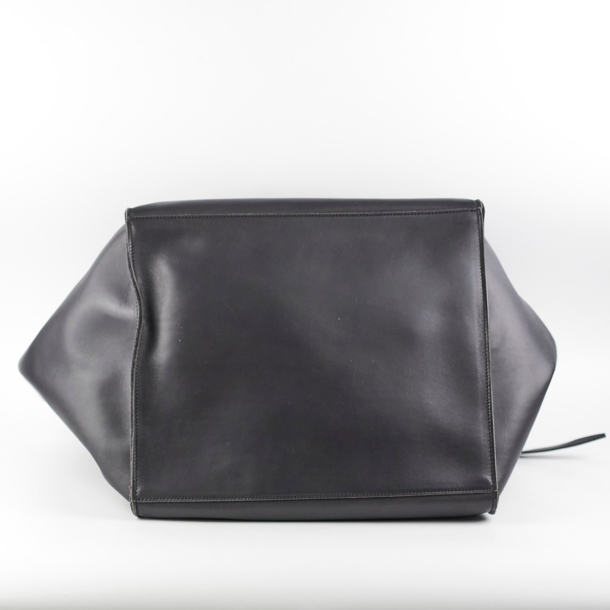 Celine Big Bag Leather Tote Calfskin Dark Grey