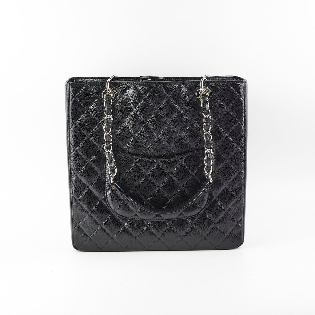 Chanel PST Caviar Black Shoulder Bag