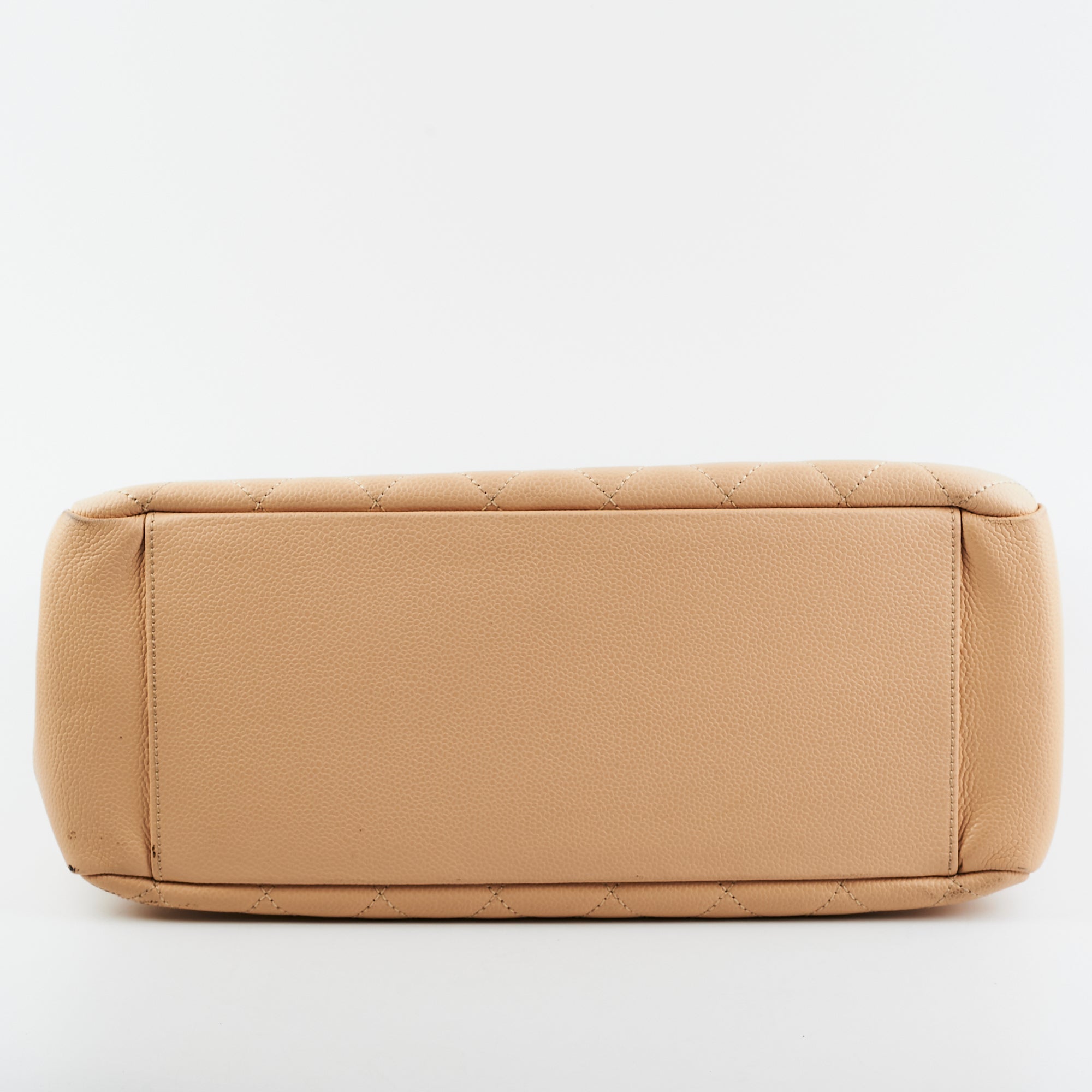 Chanel Caviar Grand Shopping Tote GST Tote Beige