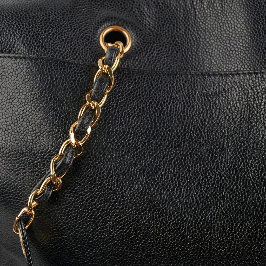 Chanel Vintage Caviar Tote Bag