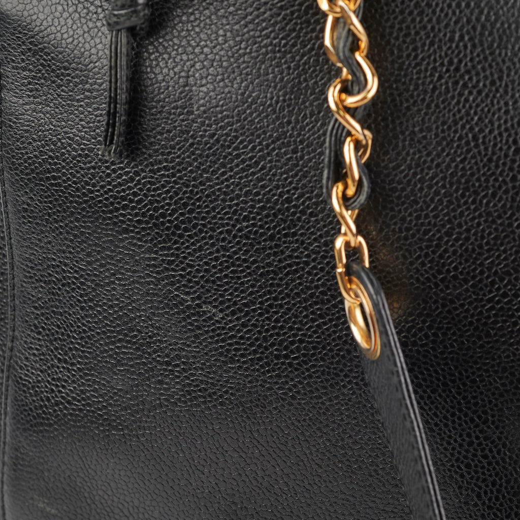 Chanel Vintage Caviar Tote Bag