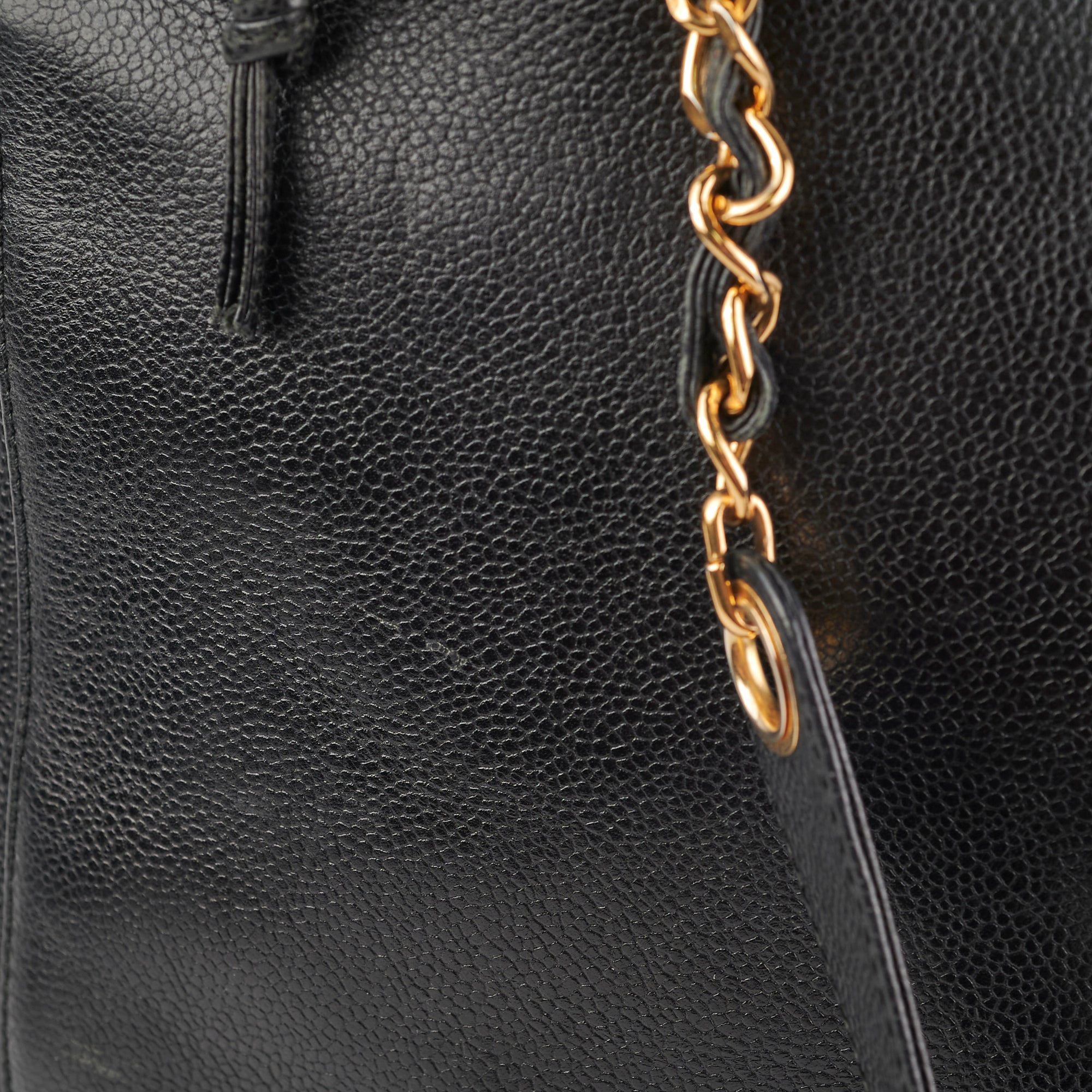 Chanel Vintage Caviar Tote Bag