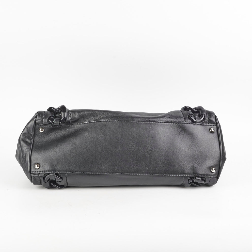 Chanel Resin Modern Chain Tote Black