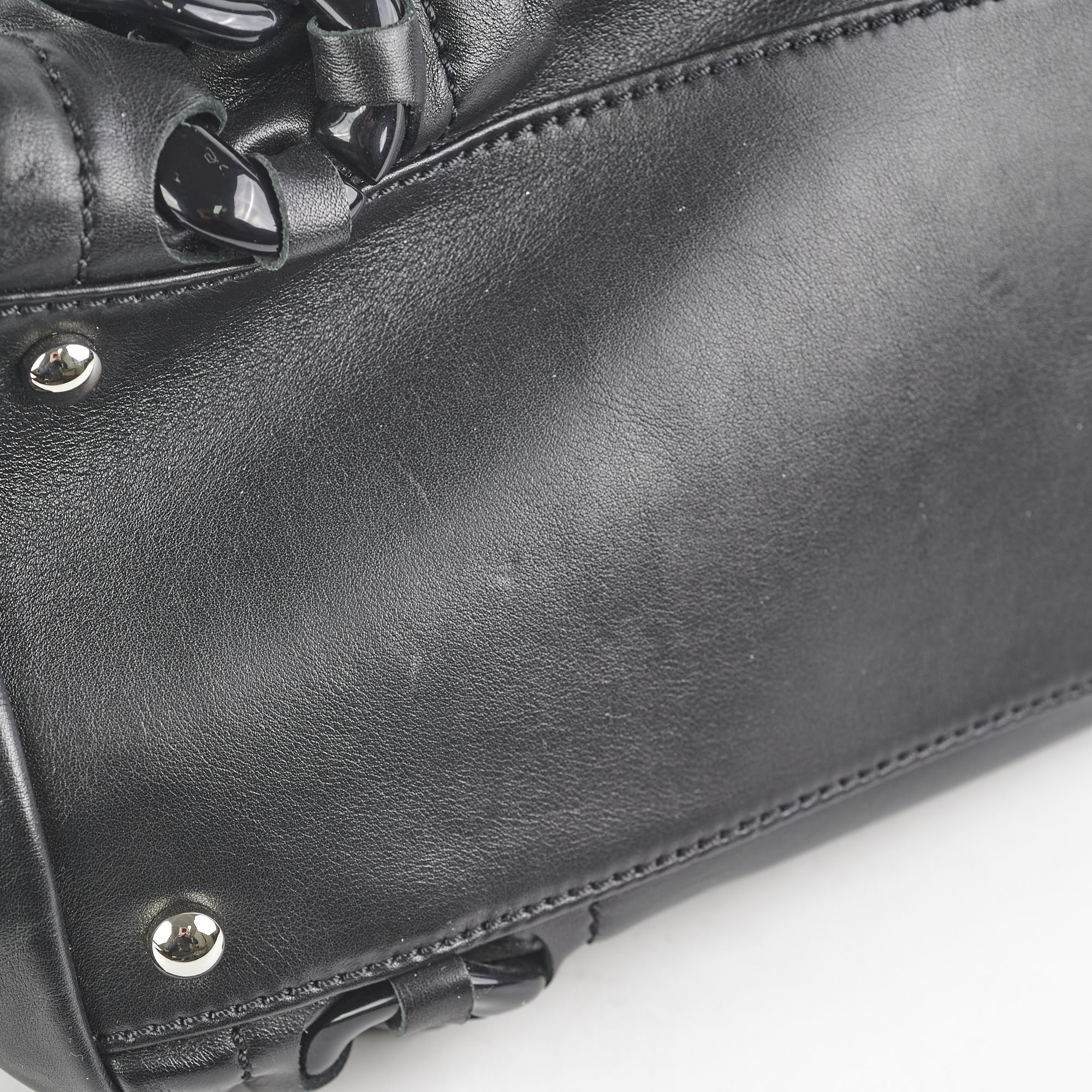 Chanel Resin Modern Chain Tote Black