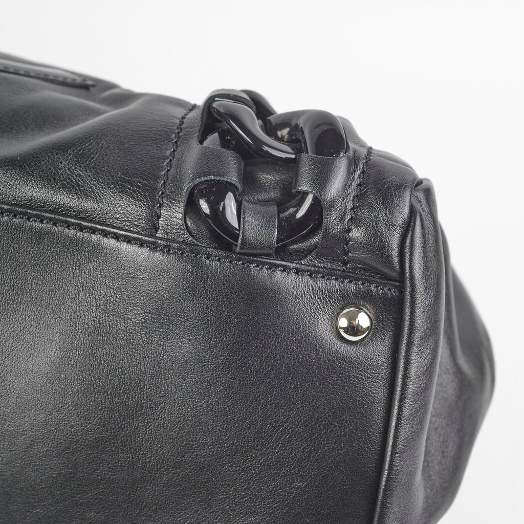 Chanel Resin Modern Chain Tote Black