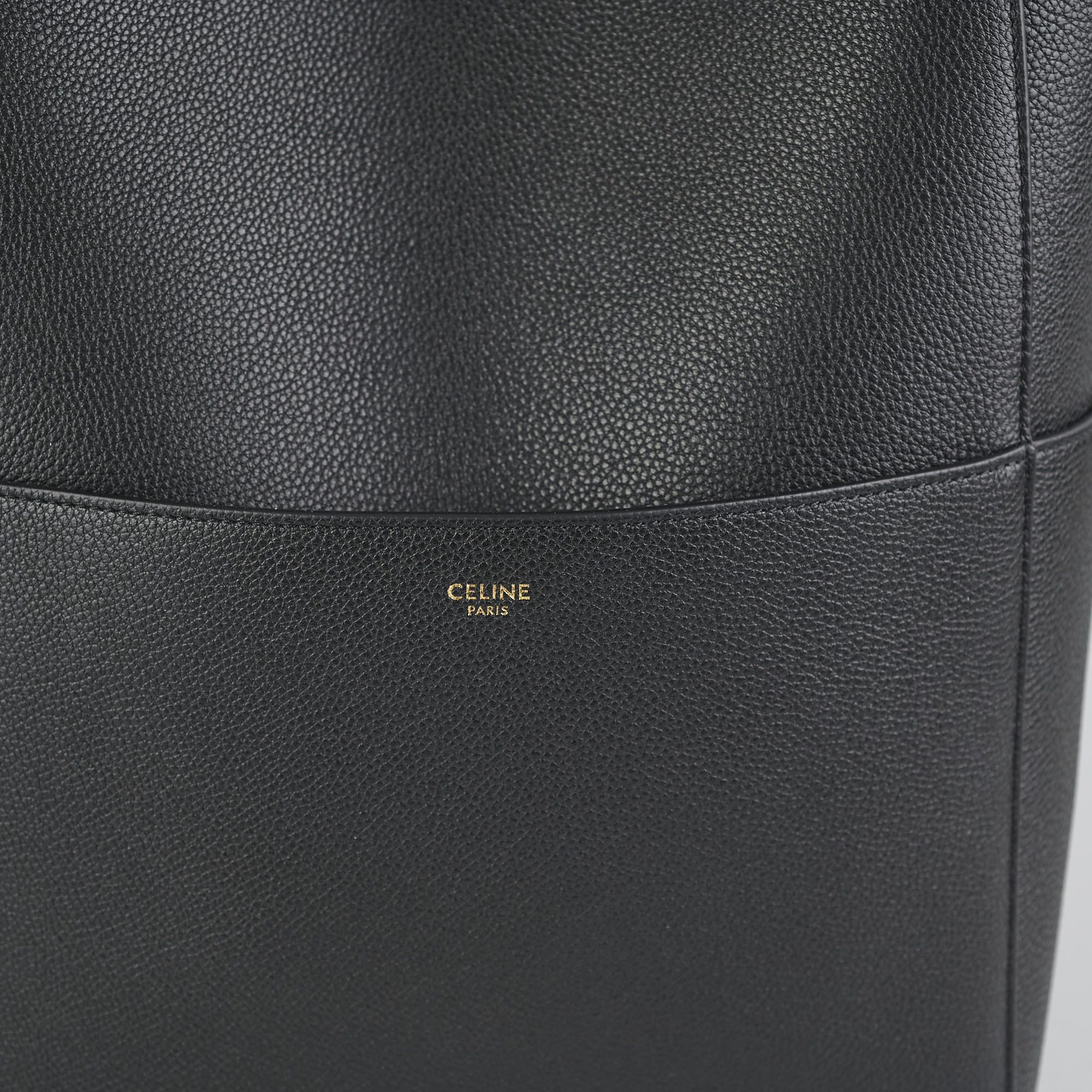 Celine Seau Sangle Tote Black