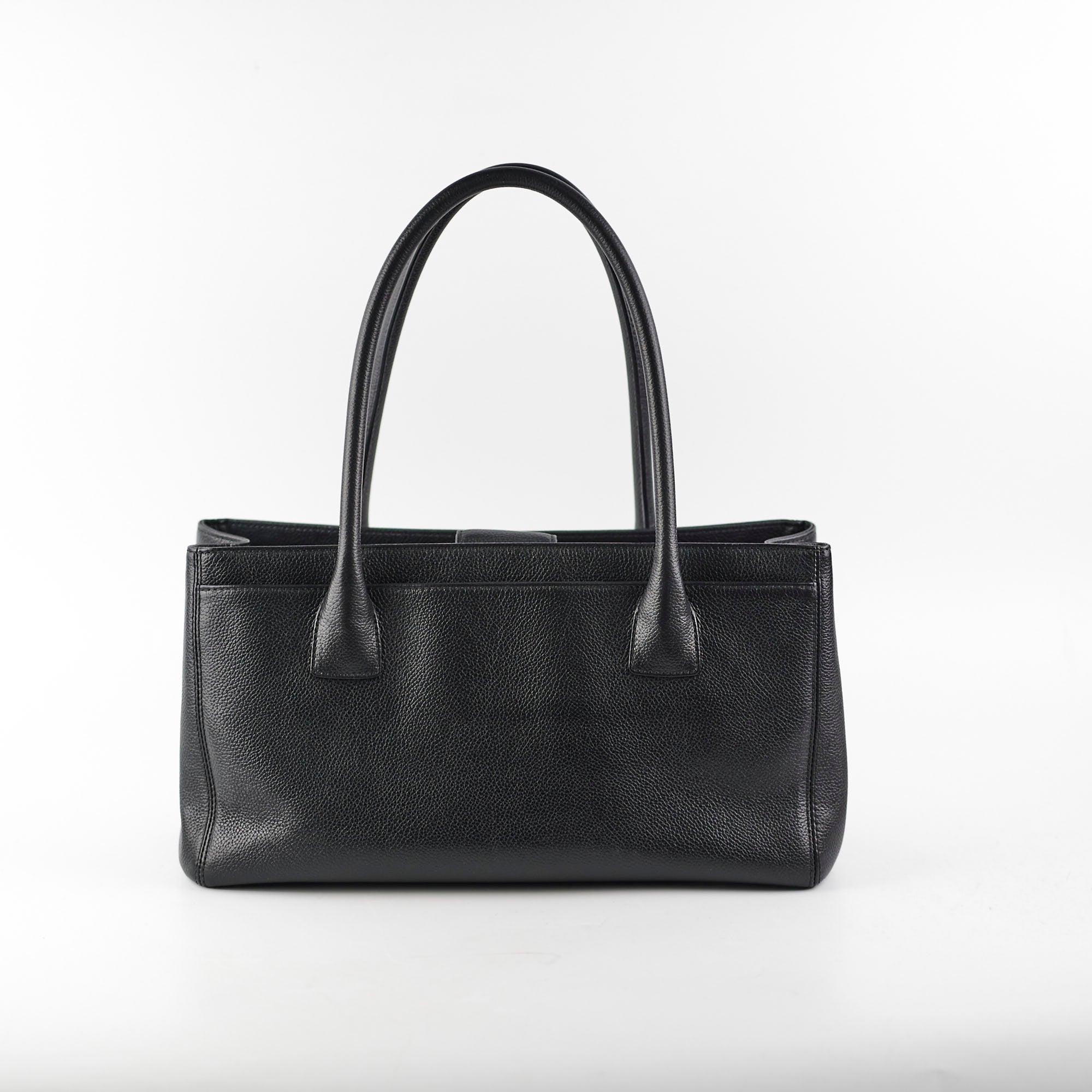 Chanel Cerf Tote Cavair Black