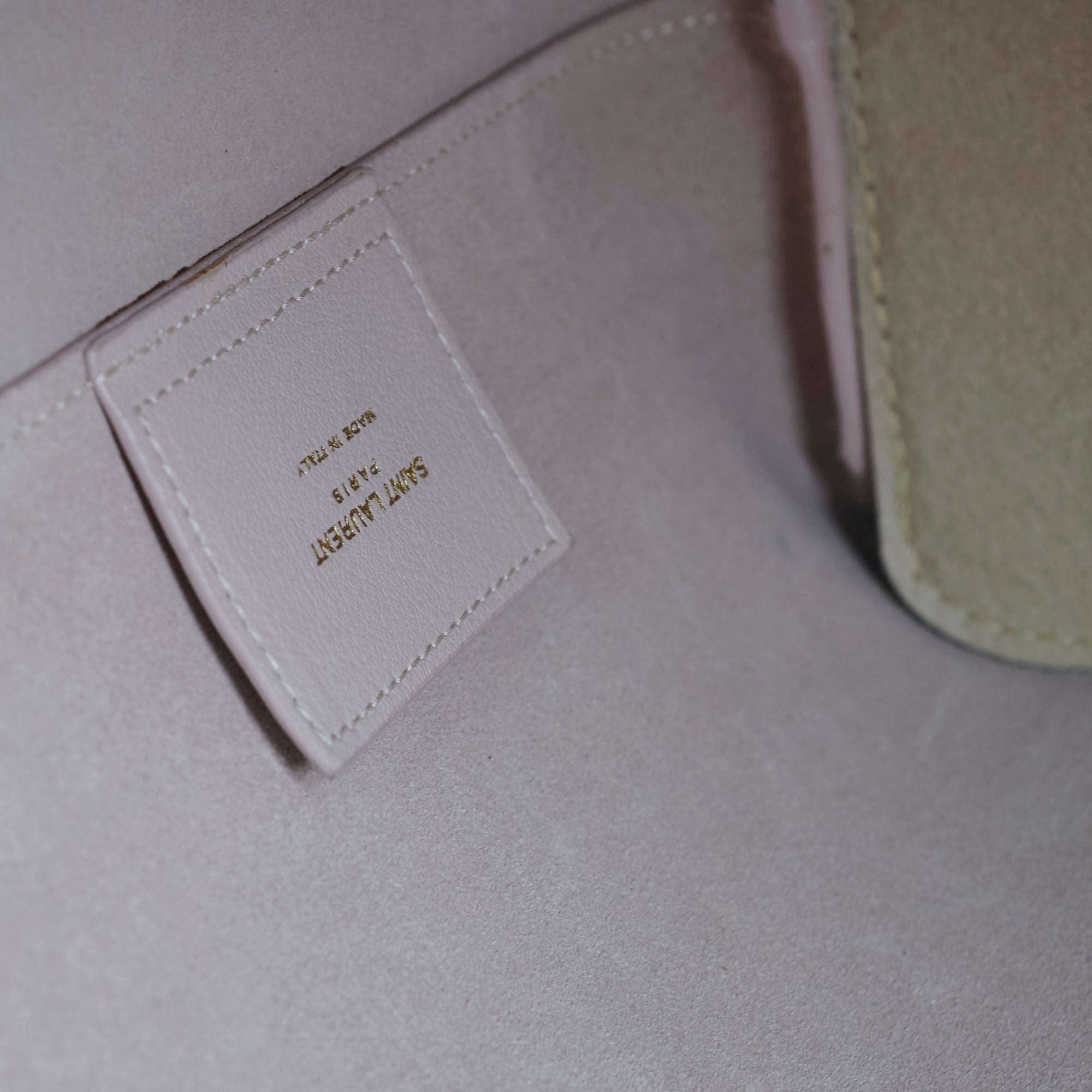 Saint Laurent East/West Shopping Tote Pink