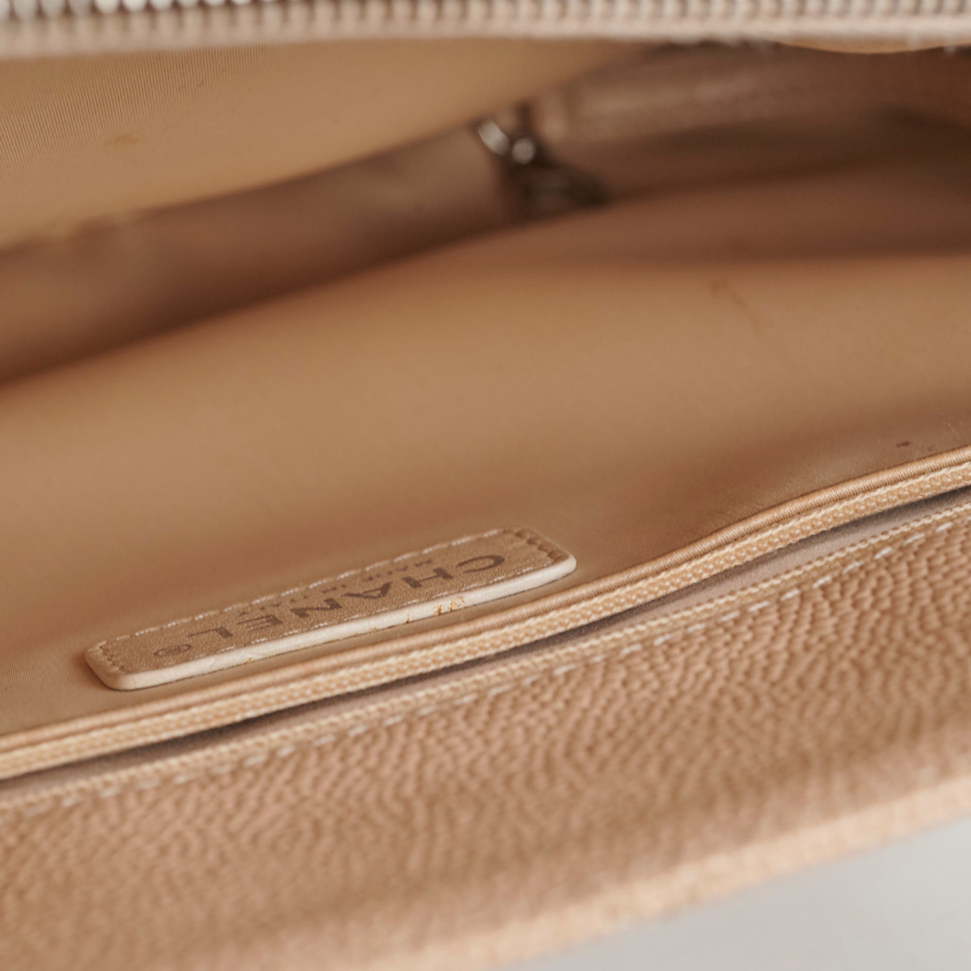Chanel GST Caviar Grand Shopping Tote Beige