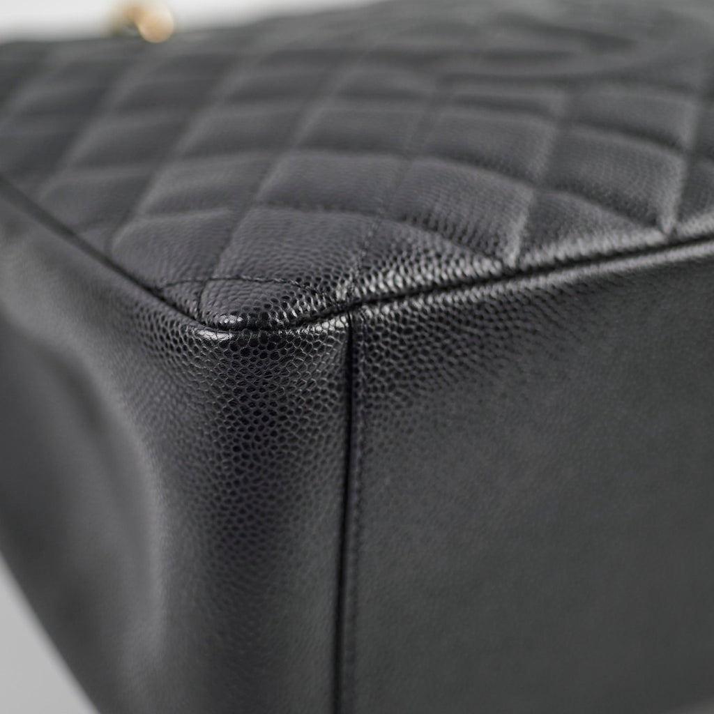 Chanel Caviar GST Grand Shopping Tote Black