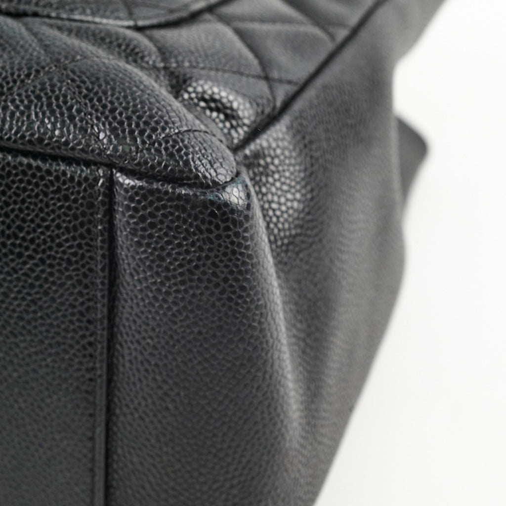 Chanel Caviar Grand Shopping Tote GST Black