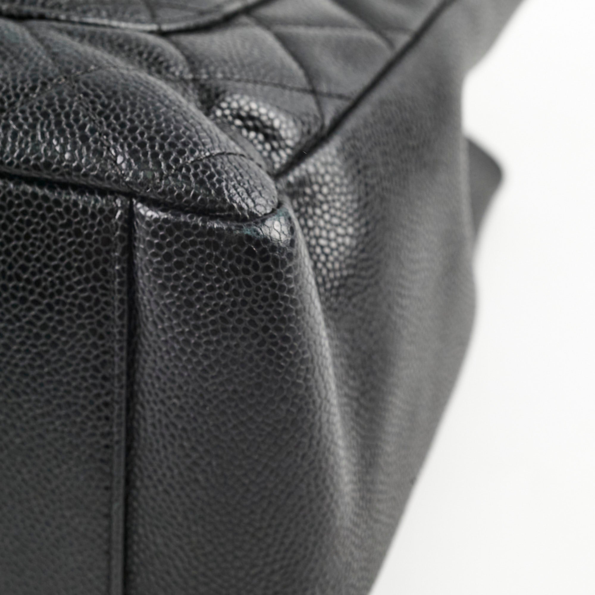 Chanel Caviar Grand Shopping Tote GST Black