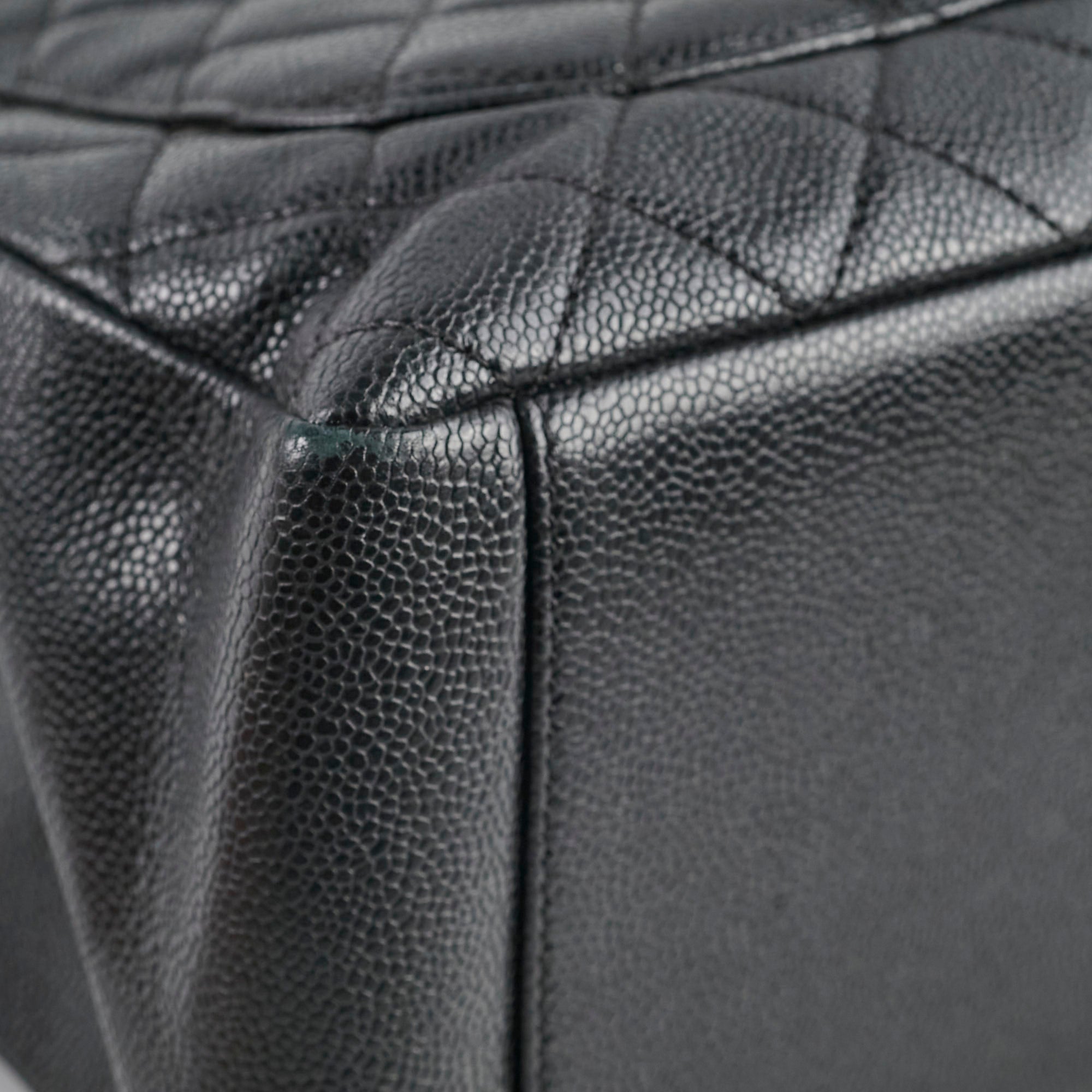 Chanel Caviar Grand Shopping Tote GST Black