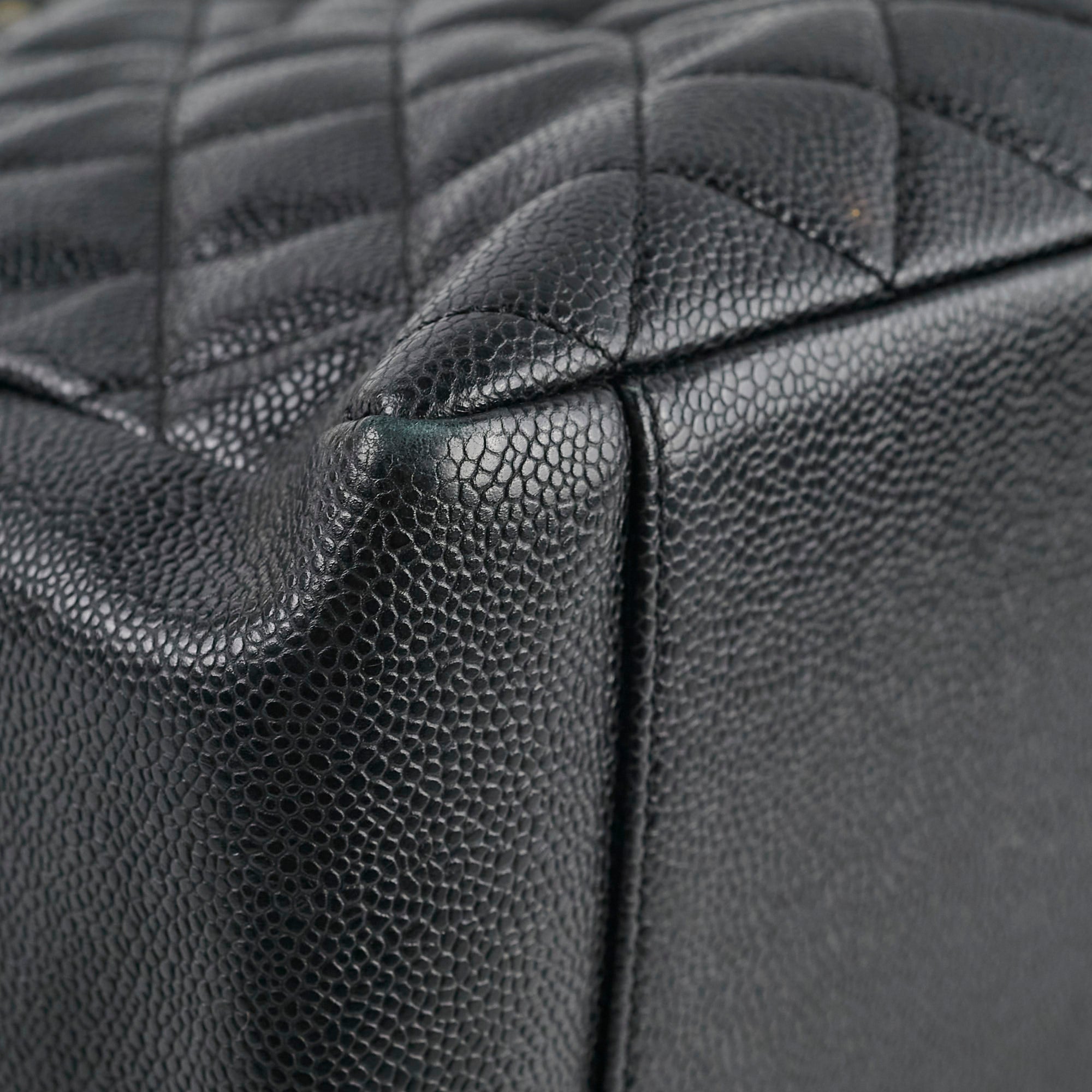Chanel Caviar Grand Shopping Tote GST Black