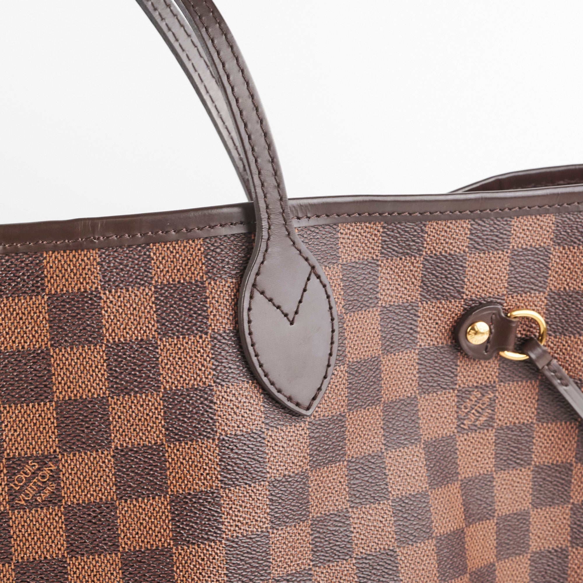 Louis Vuitton Neverfull MM Damier Ebene Shoulder Bag