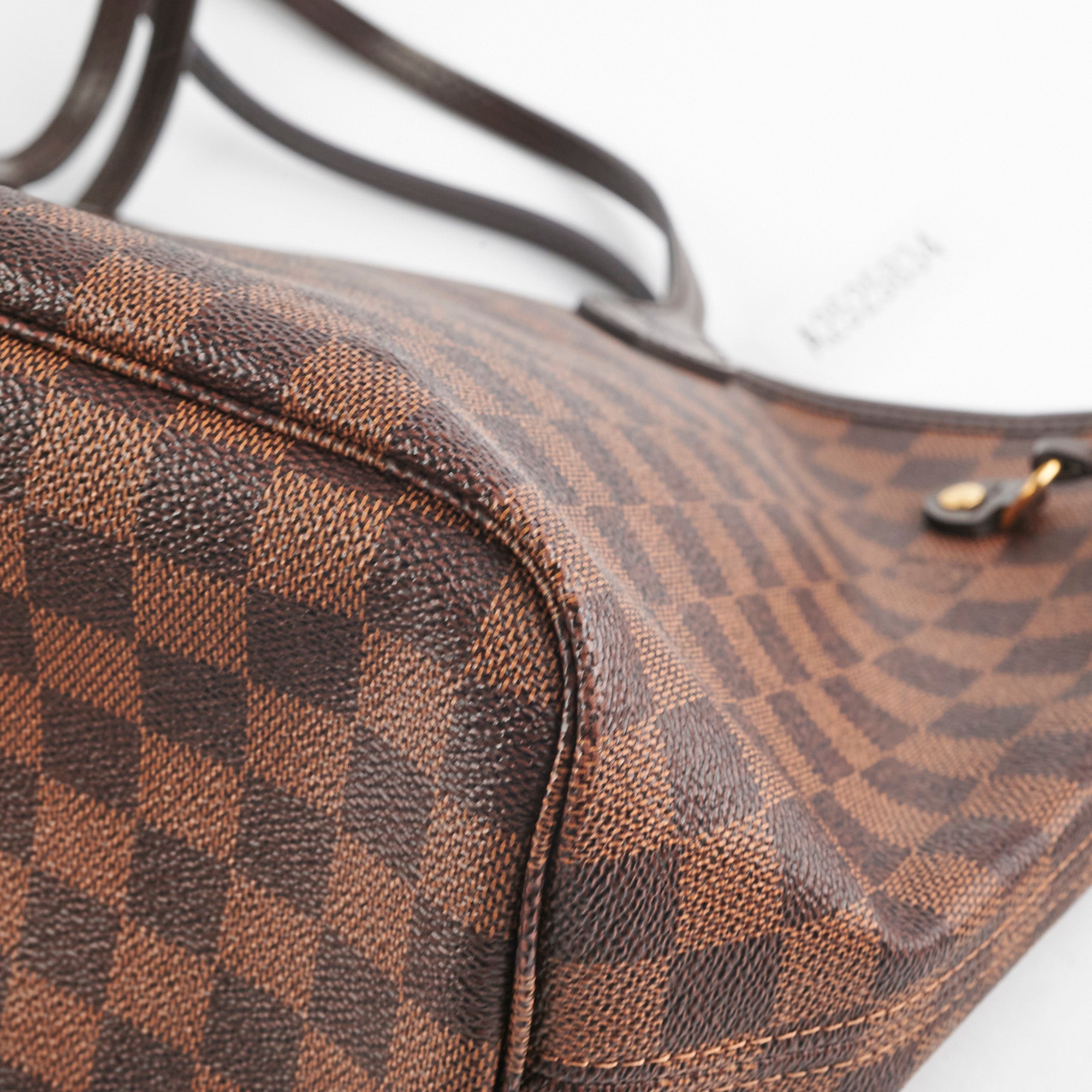 Louis Vuitton Neverfull MM Damier Ebene Shoulder Bag