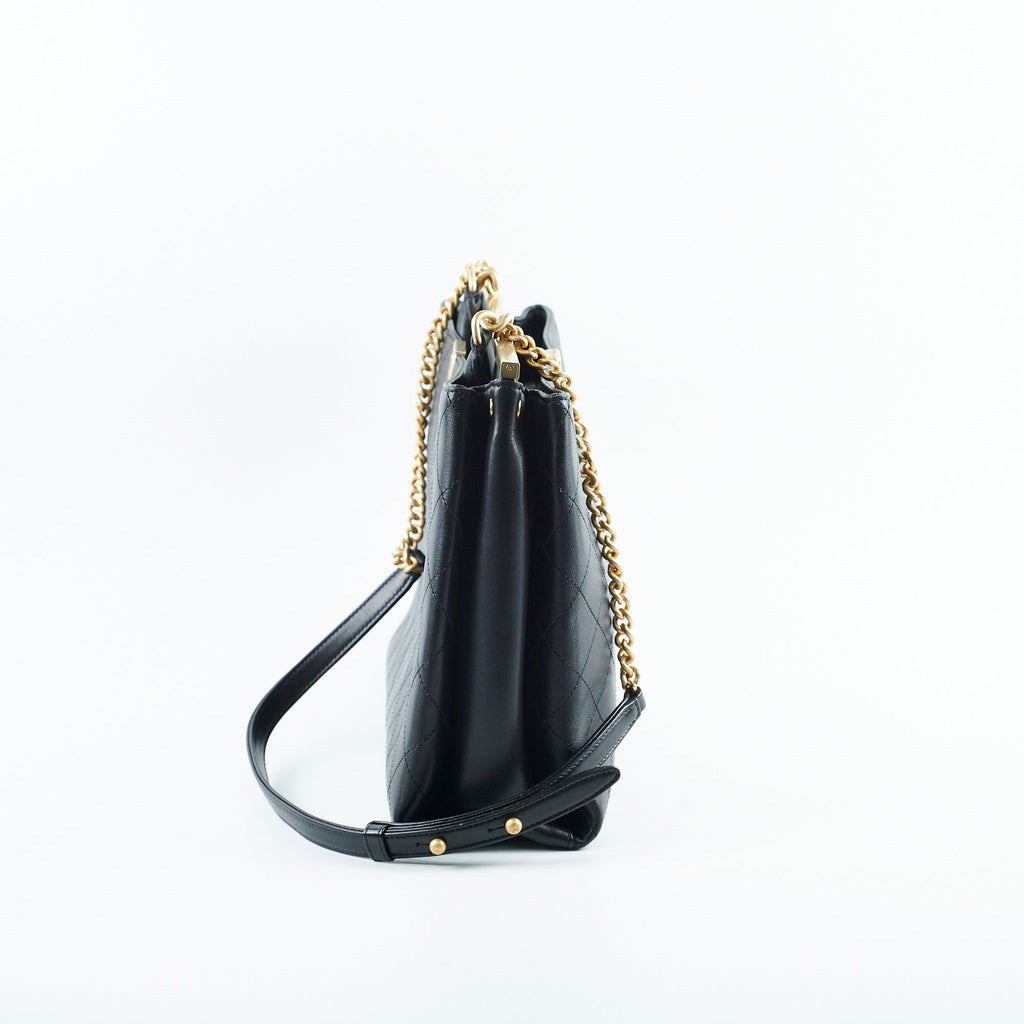 Chanel Calfskin Coco Luxe Large Tote Black - 25 Series